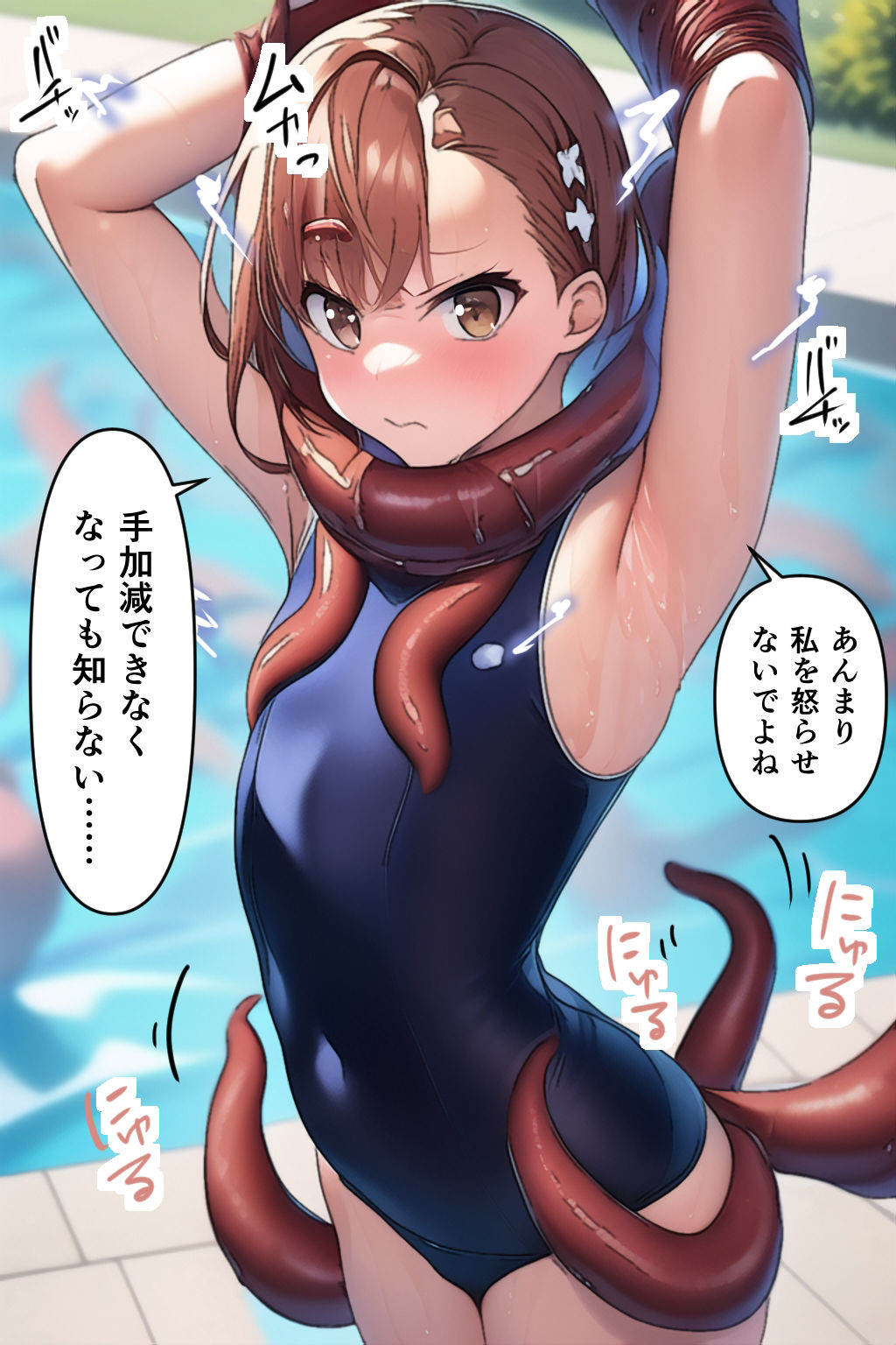 ビリビリ対触手 サンプル5ページ目