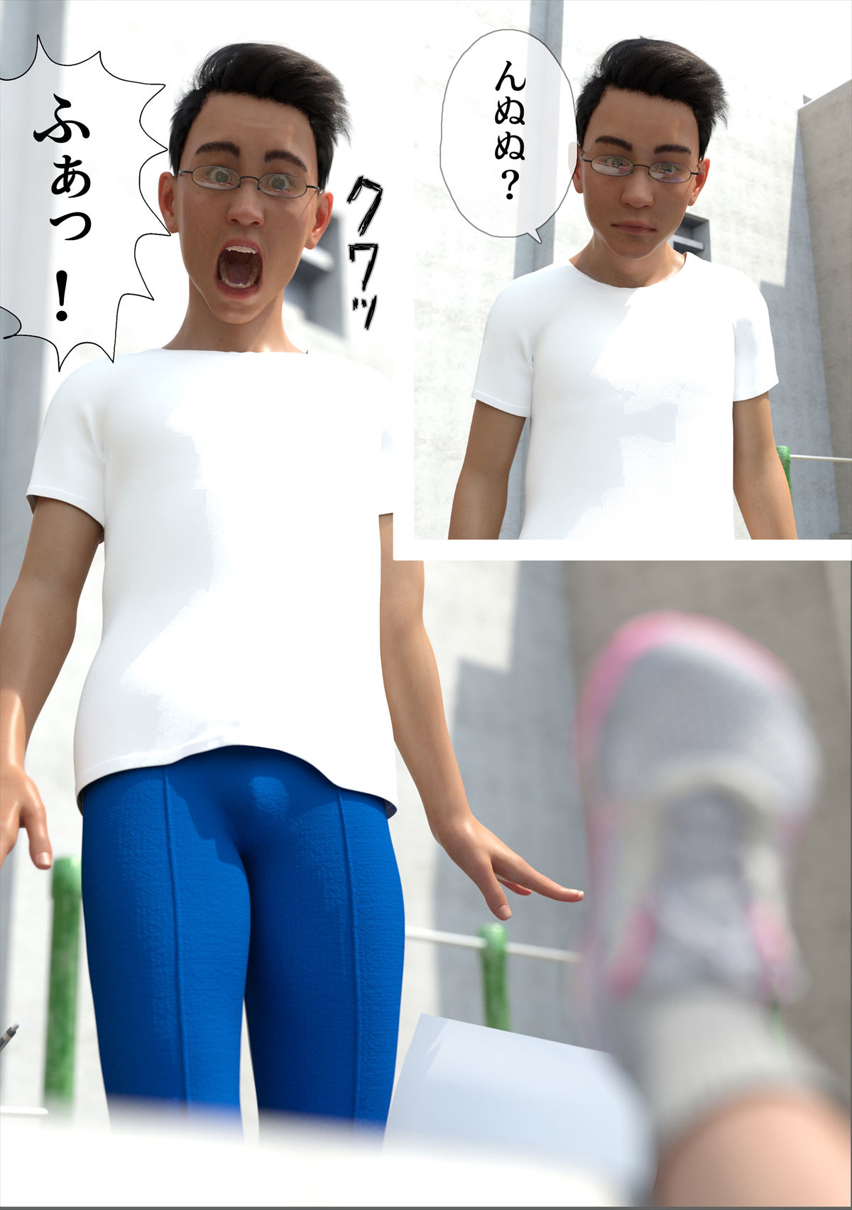 爆乳の女子生徒が跳び箱できなかったので日曜日の誰もいない運動場で特訓として担任の俺とセックスした サンプル7ページ目