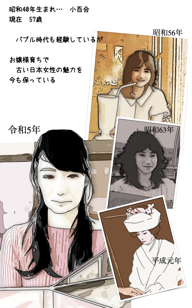 昭和生まれのおばさんだって恋をシたい サンプル3ページ目