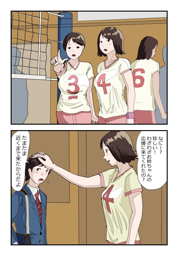 【近親相姦体験】女子バレー部183cmの姉を眠らせてヤってしまったけど後悔していない サンプル1ページ目