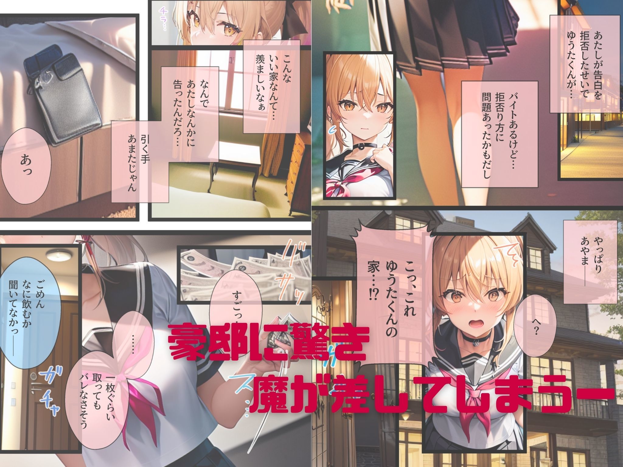ぼっち・ざ・ふぁっく！〜陰キャの俺に声をかけてくれた陽キャ美少女に告白したら断られたんだけどお金を払ったらヤらせてくれる処女ビッチだったのでお金とチンポでDV彼氏から寝取ってあまあま両想いメス堕ちえっちします サンプル3ページ目