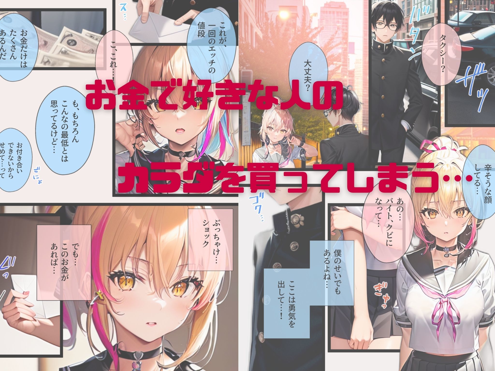 ぼっち・ざ・ふぁっく！〜陰キャの俺に声をかけてくれた陽キャ美少女に告白したら断られたんだけどお金を払ったらヤらせてくれる処女ビッチだったのでお金とチンポでDV彼氏から寝取ってあまあま両想いメス堕ちえっちします サンプル5ページ目