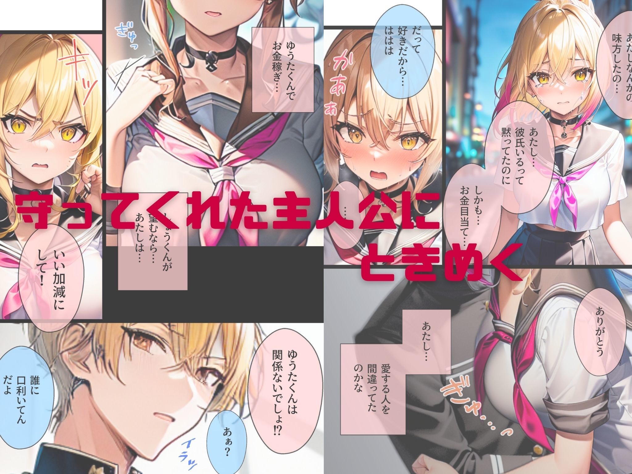 ぼっち・ざ・ふぁっく！〜陰キャの俺に声をかけてくれた陽キャ美少女に告白したら断られたんだけどお金を払ったらヤらせてくれる処女ビッチだったのでお金とチンポでDV彼氏から寝取ってあまあま両想いメス堕ちえっちします サンプル9ページ目