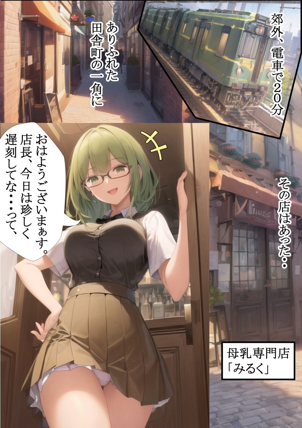 母乳カフェ みるく サンプル3ページ目