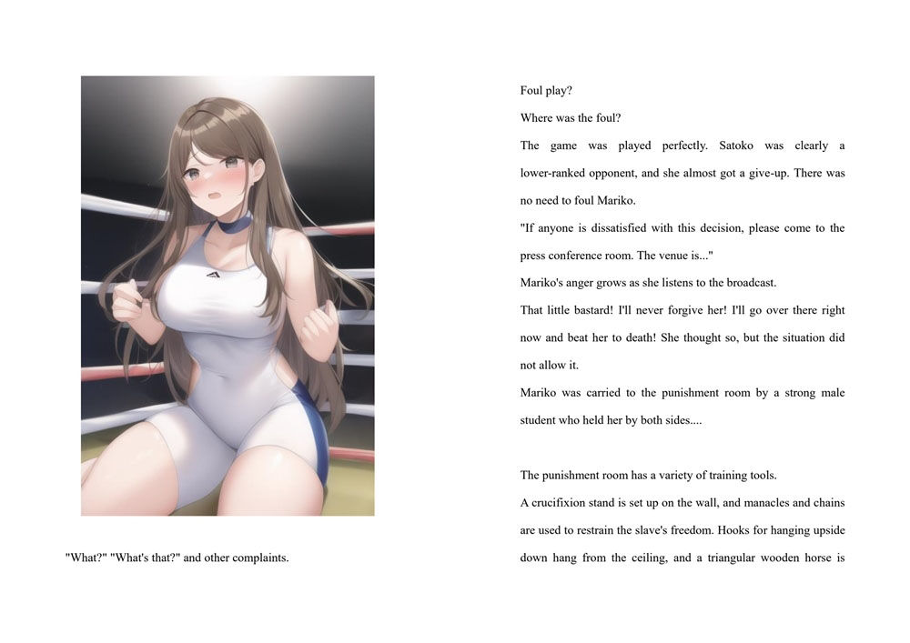Novel ’Doki Doki Death-match； The Backdrop of One Girl’ サンプル3ページ目