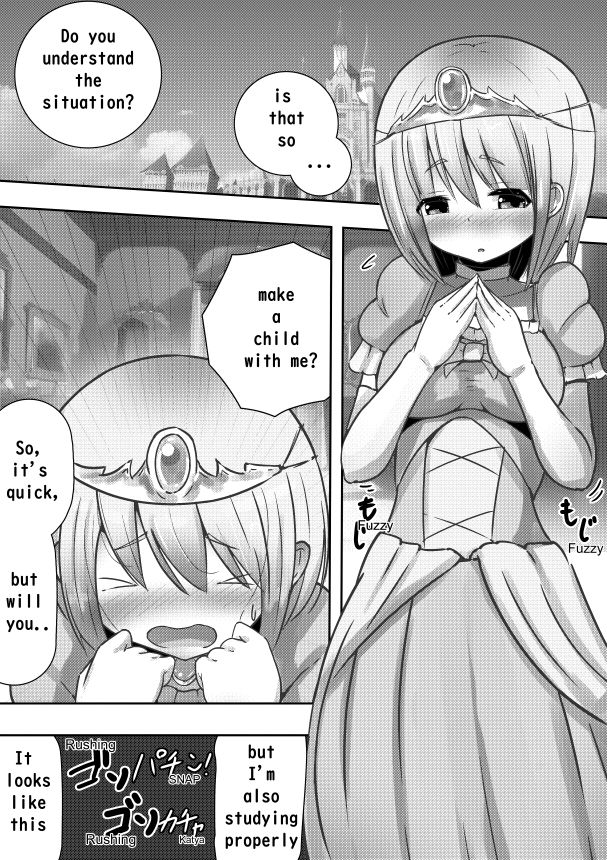 Fantasy princess and c●●●d making サンプル1ページ目