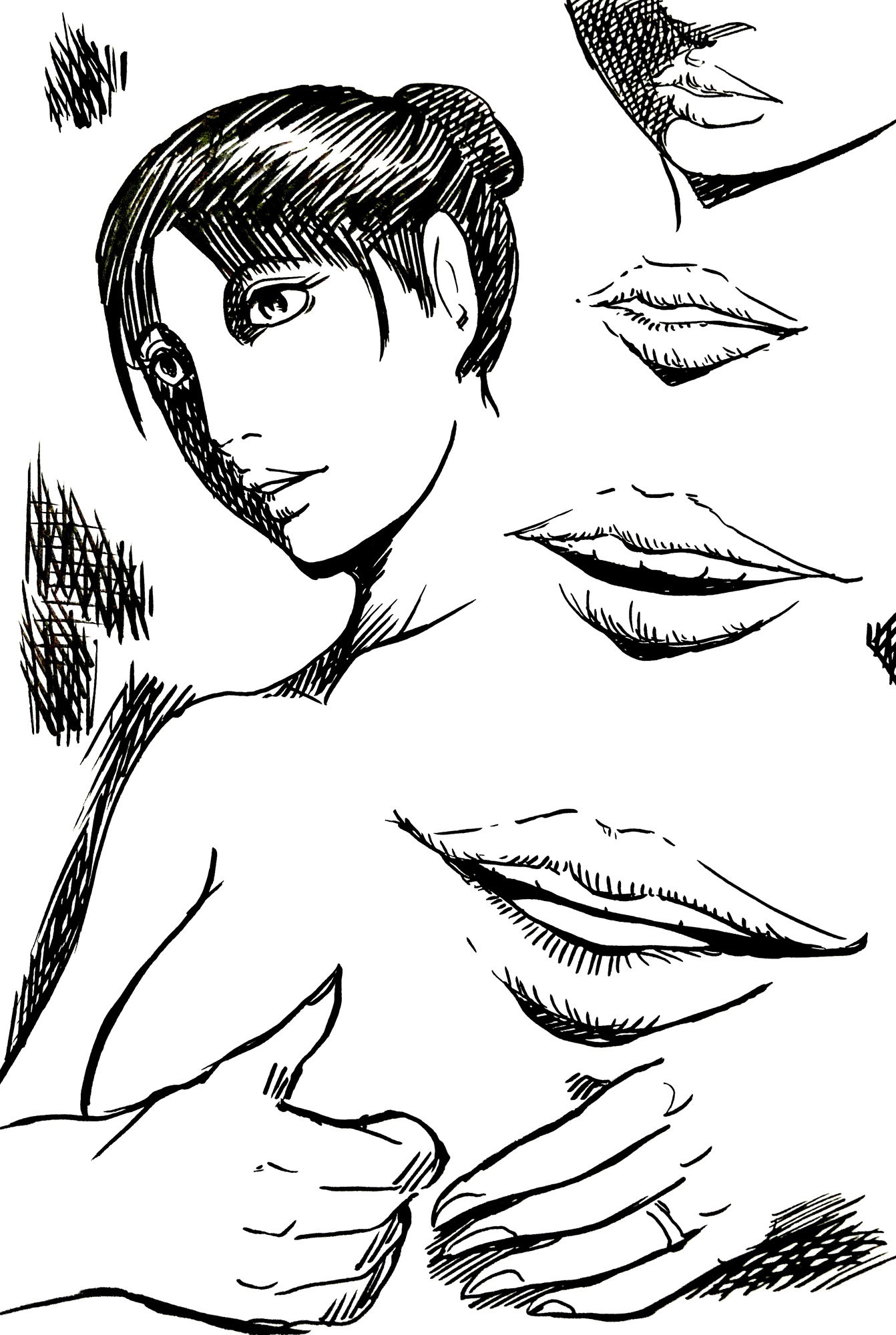 開眼する人妻 サンプル2ページ目