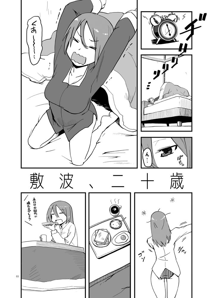 敷波、二十歳 サンプル2ページ目
