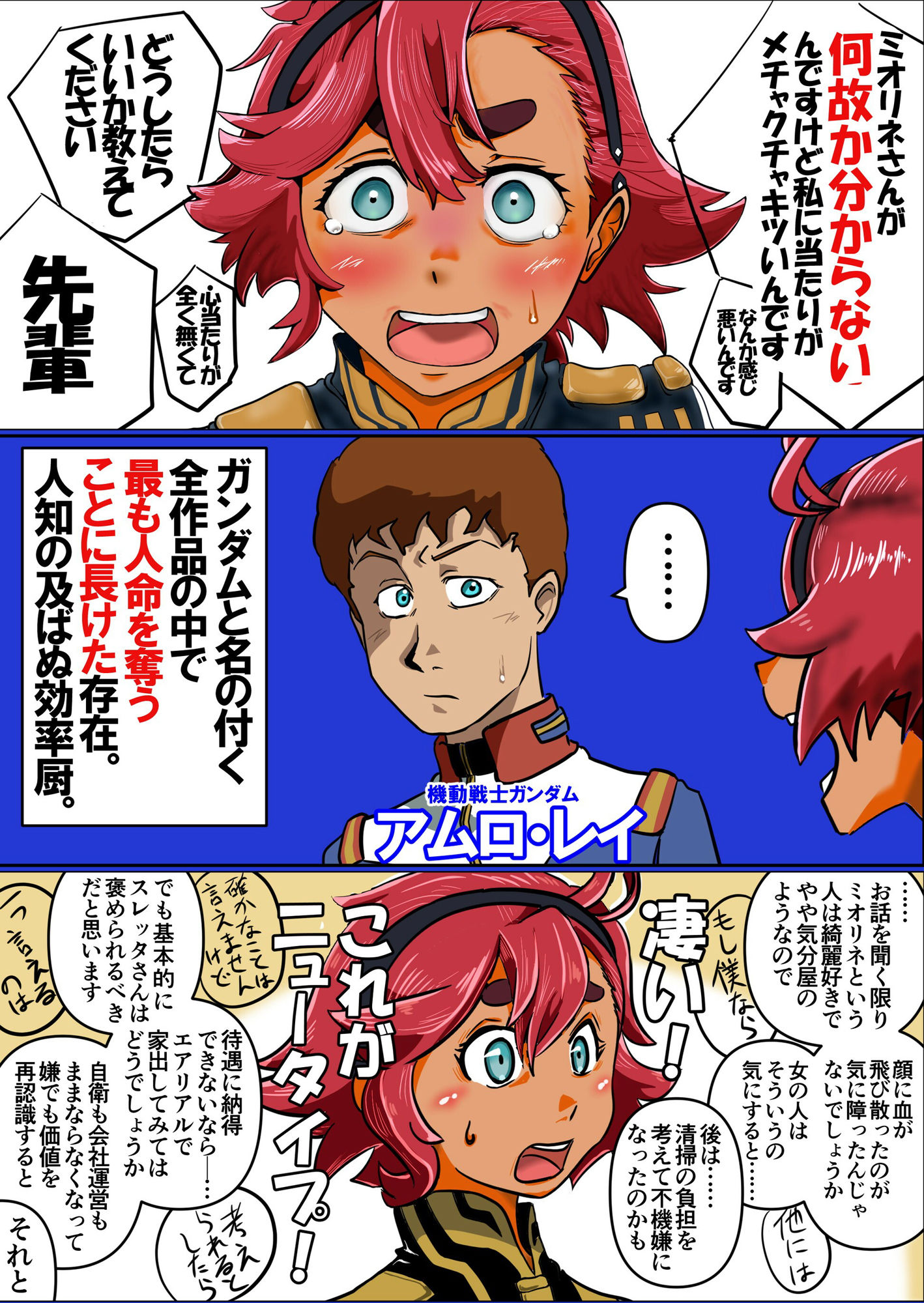 スレッタが訊く！！ 1（初代〜∀） サンプル3ページ目