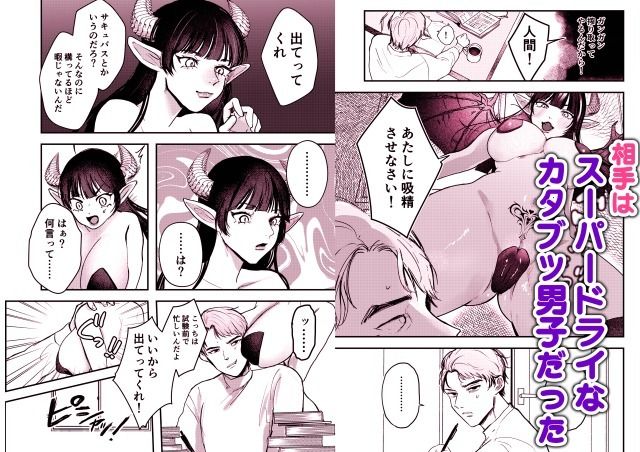 なまいきサキュバスわからせ本 サンプル2ページ目