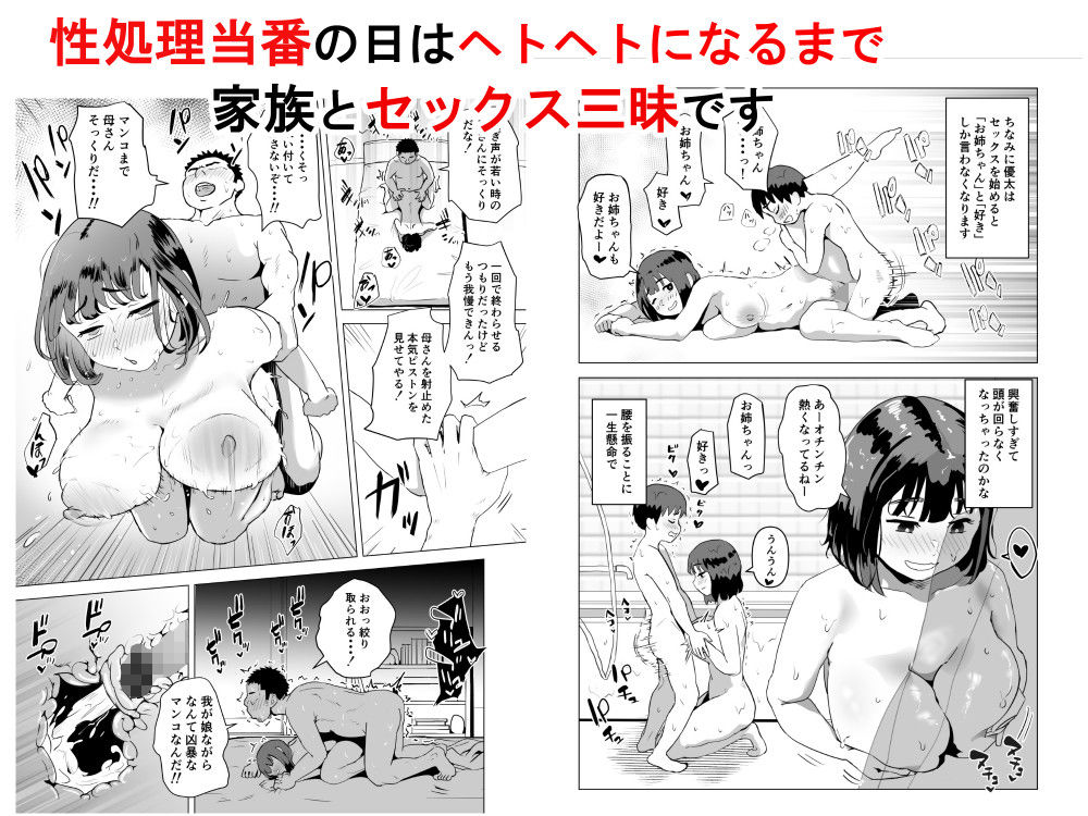 ウチでは家族セックスは常識らしい サンプル3ページ目