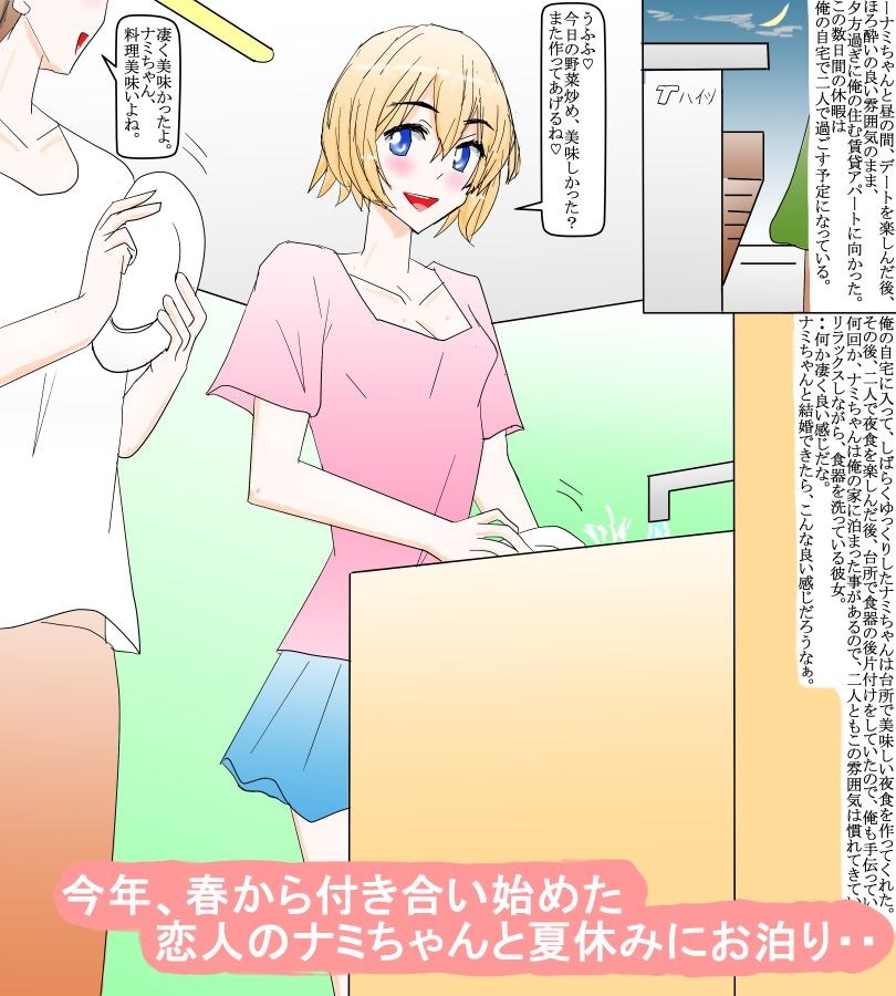 大学生の彼女と久しぶりにお泊りします！ サンプル1ページ目