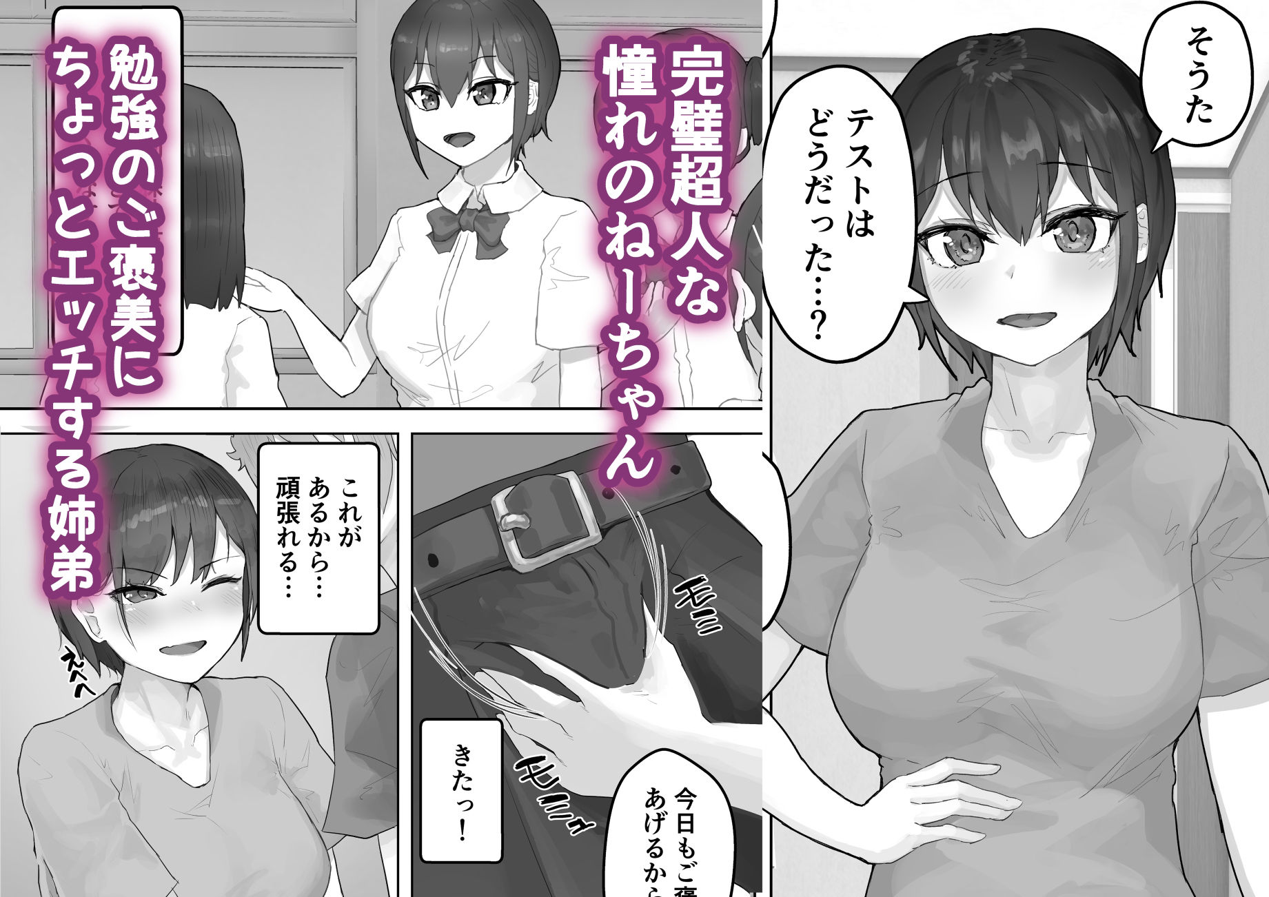 僕の憧れのねーちゃんがおじさんのメスになるNTR サンプル1ページ目