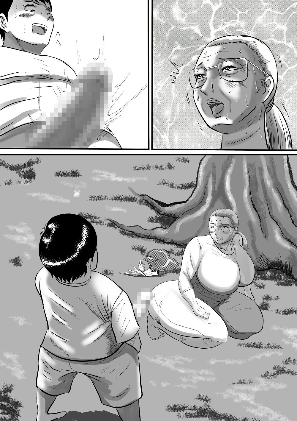おばあちゃん家にぼくはイク！ G・W編 サンプル3ページ目