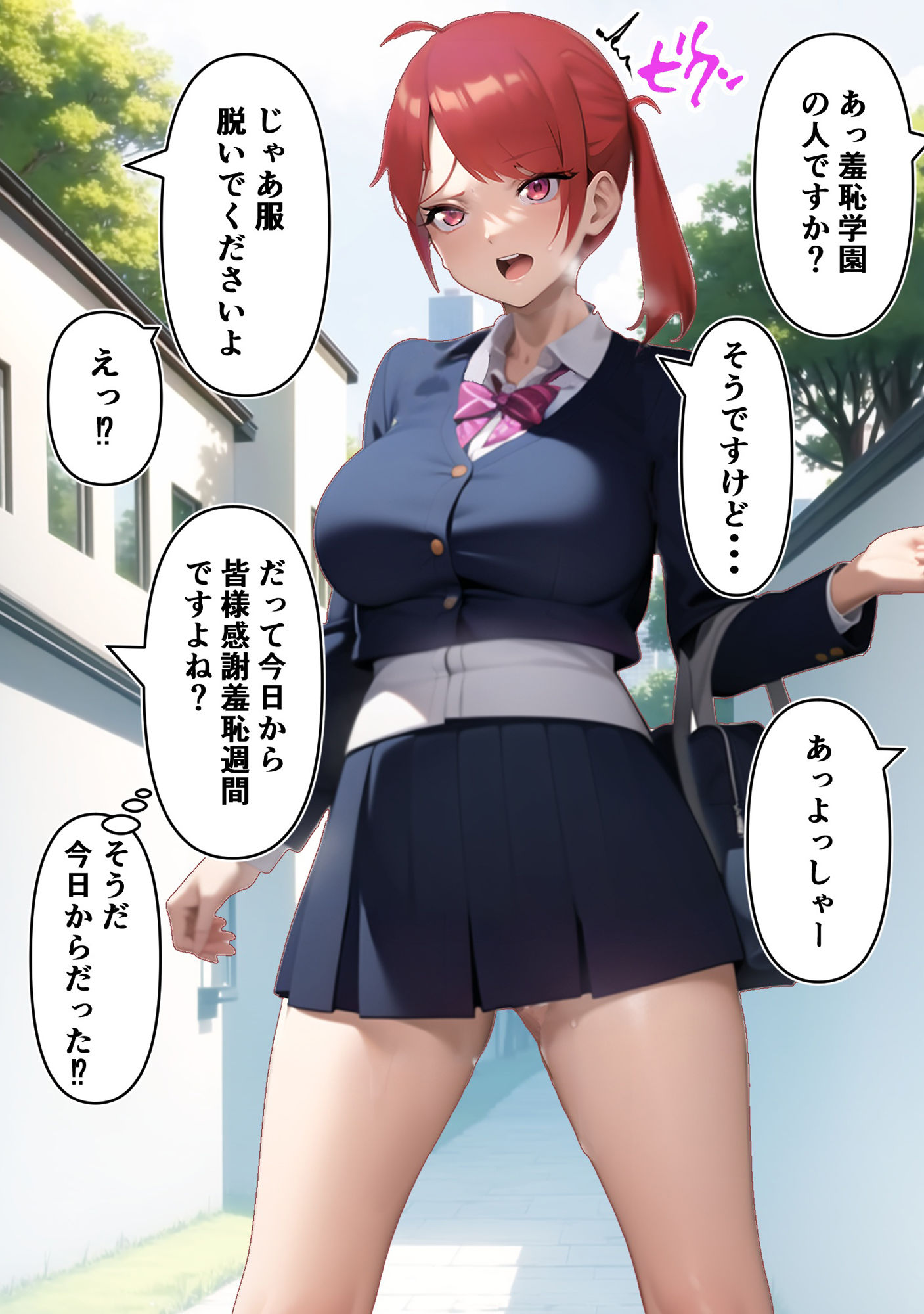 羞恥学園ー羞恥感謝週間 サンプル1ページ目