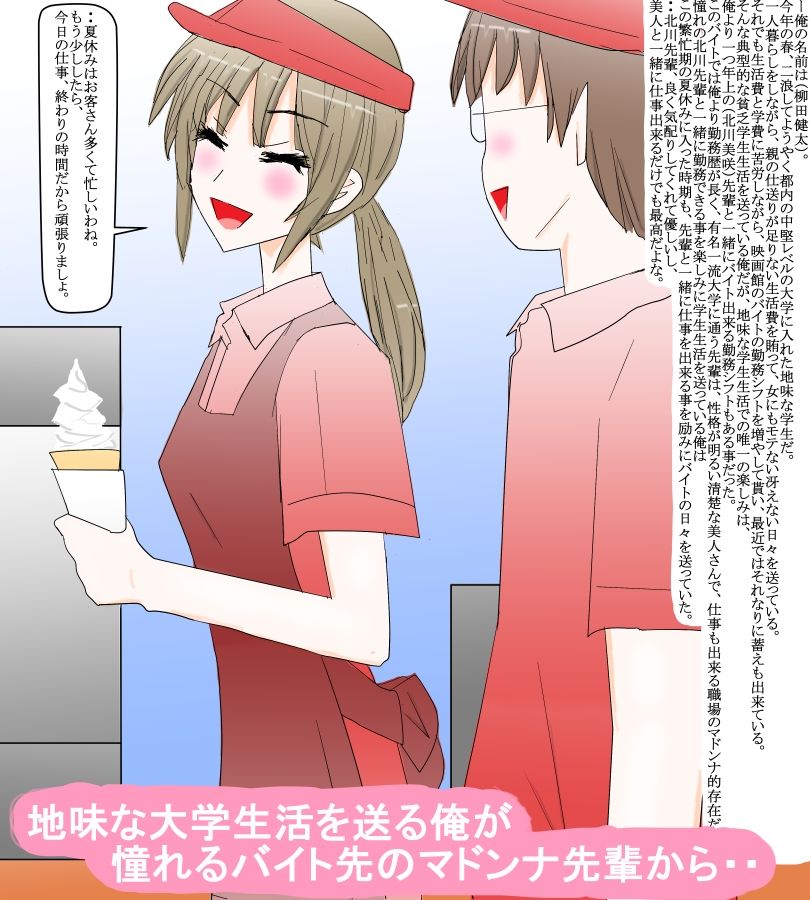 地味な大学生活を送る俺がマドンナ先輩と出会って・・ サンプル1ページ目