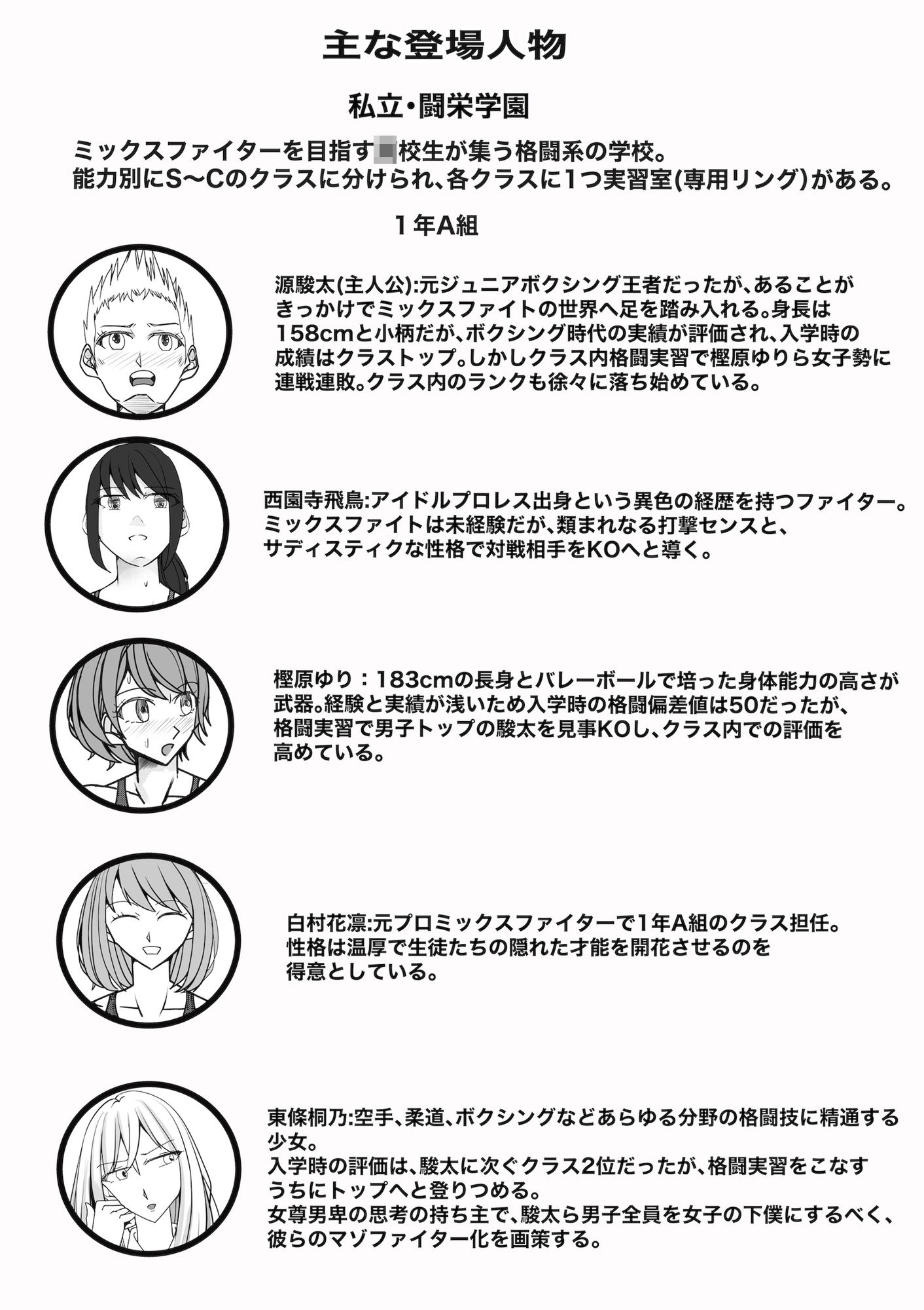 M-ファイトスクール2〜女子たちの躍進〜 サンプル1ページ目