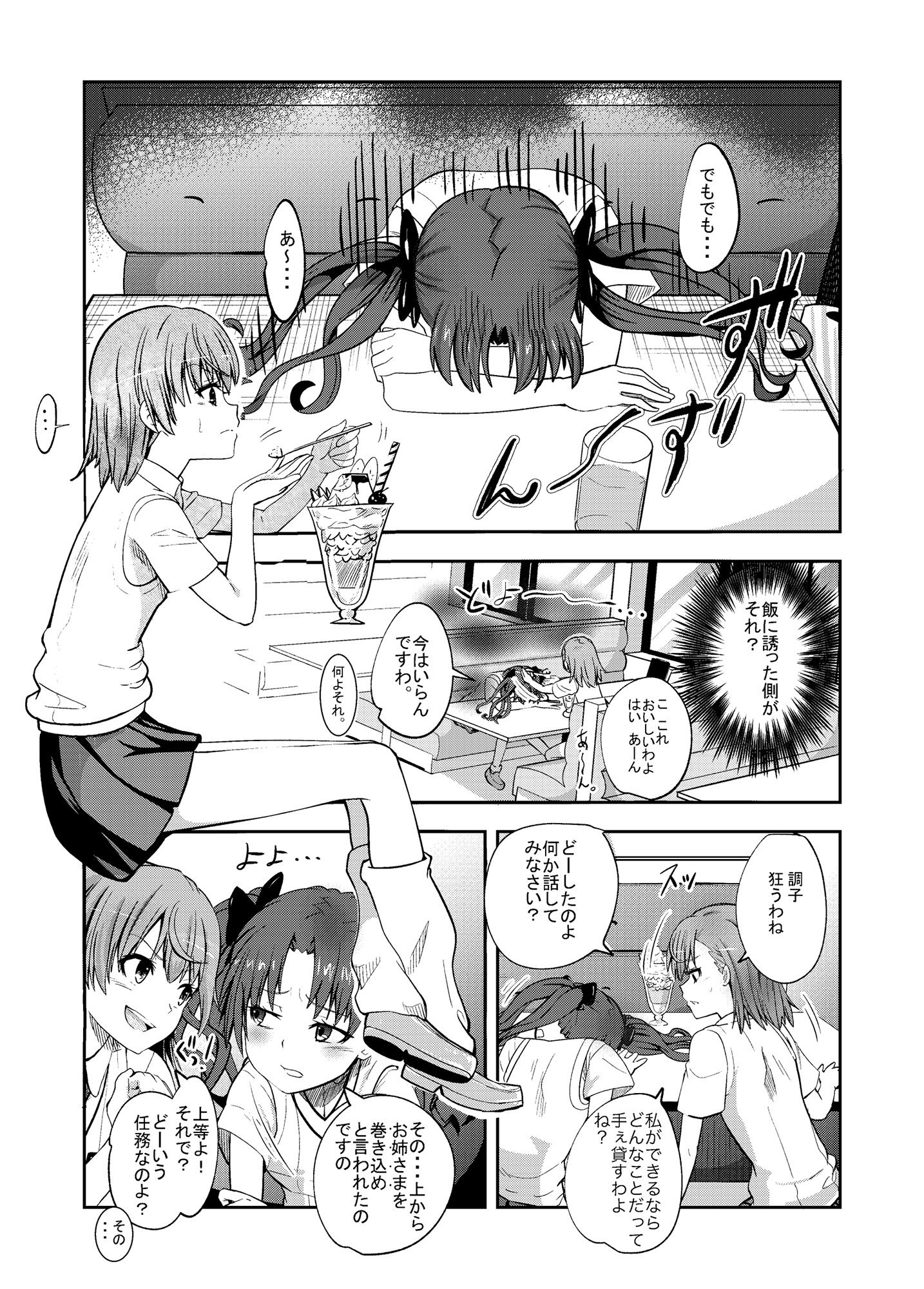 とある科学の風俗潜入 サンプル2ページ目