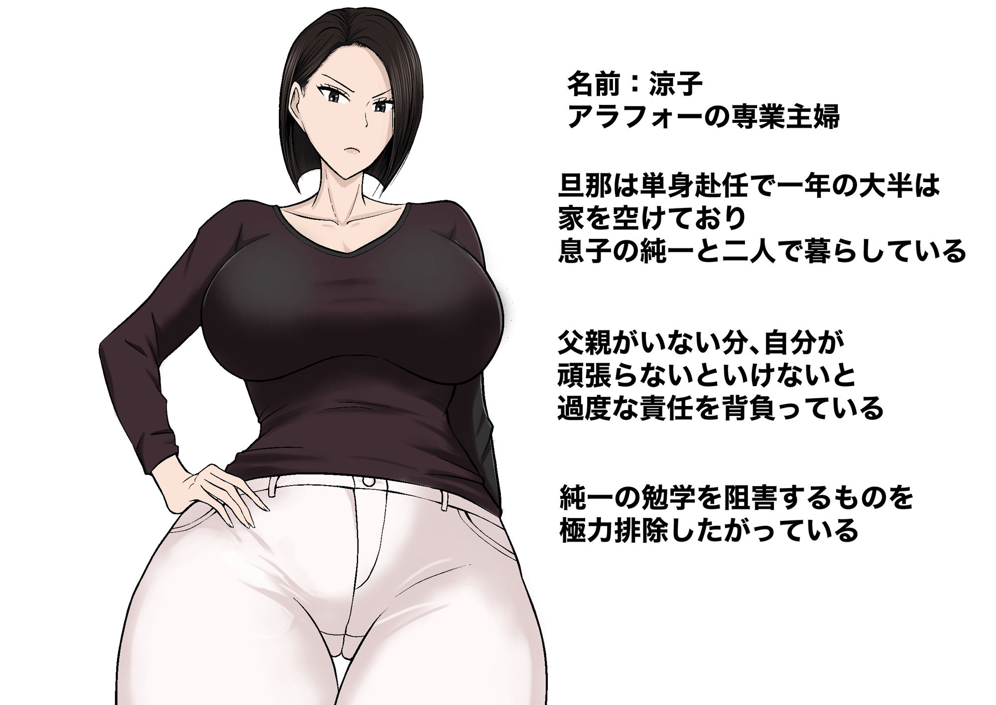 俺の事が嫌いな友達の母に憑依 サンプル1ページ目