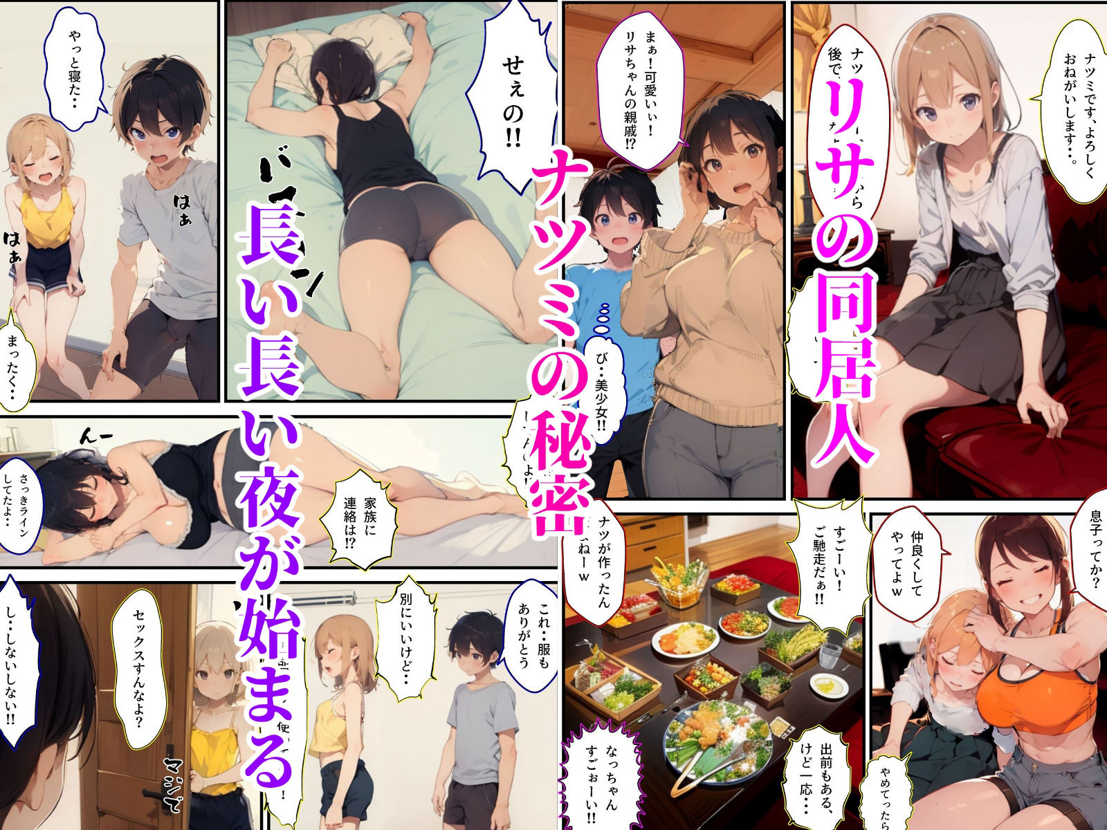 彼女のママと、その友人と サンプル7ページ目