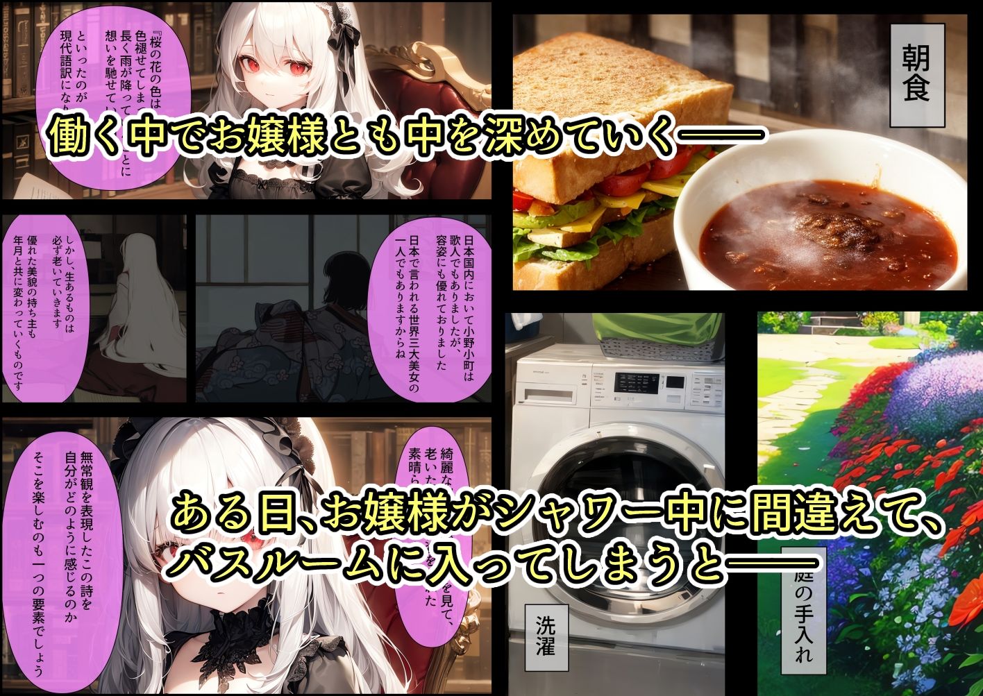 銀髪ゴスロリお嬢様はかく語りき サンプル2ページ目