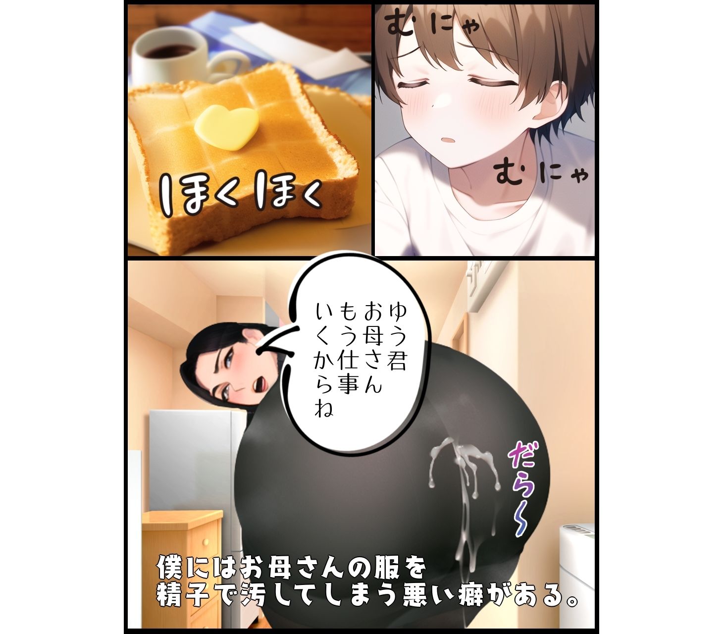 真夏の夜の母 サンプル6ページ目