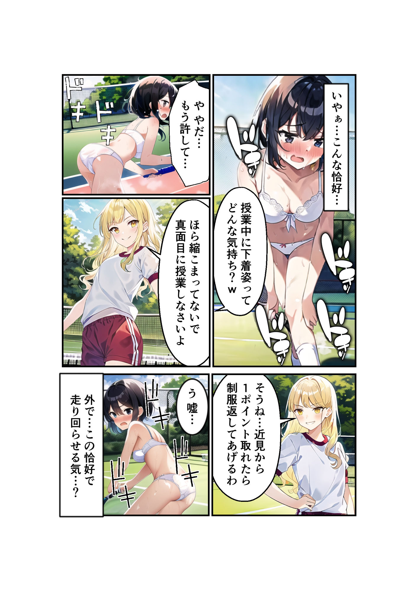 浅石来海の受難2 サンプル2ページ目