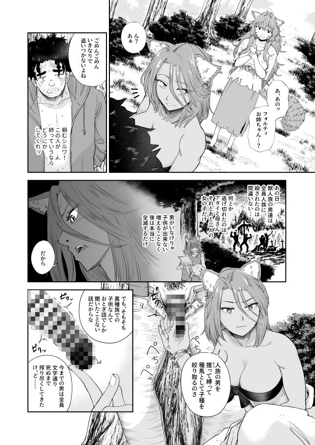 ケモ耳娘とゼロから性活2 サンプル6ページ目
