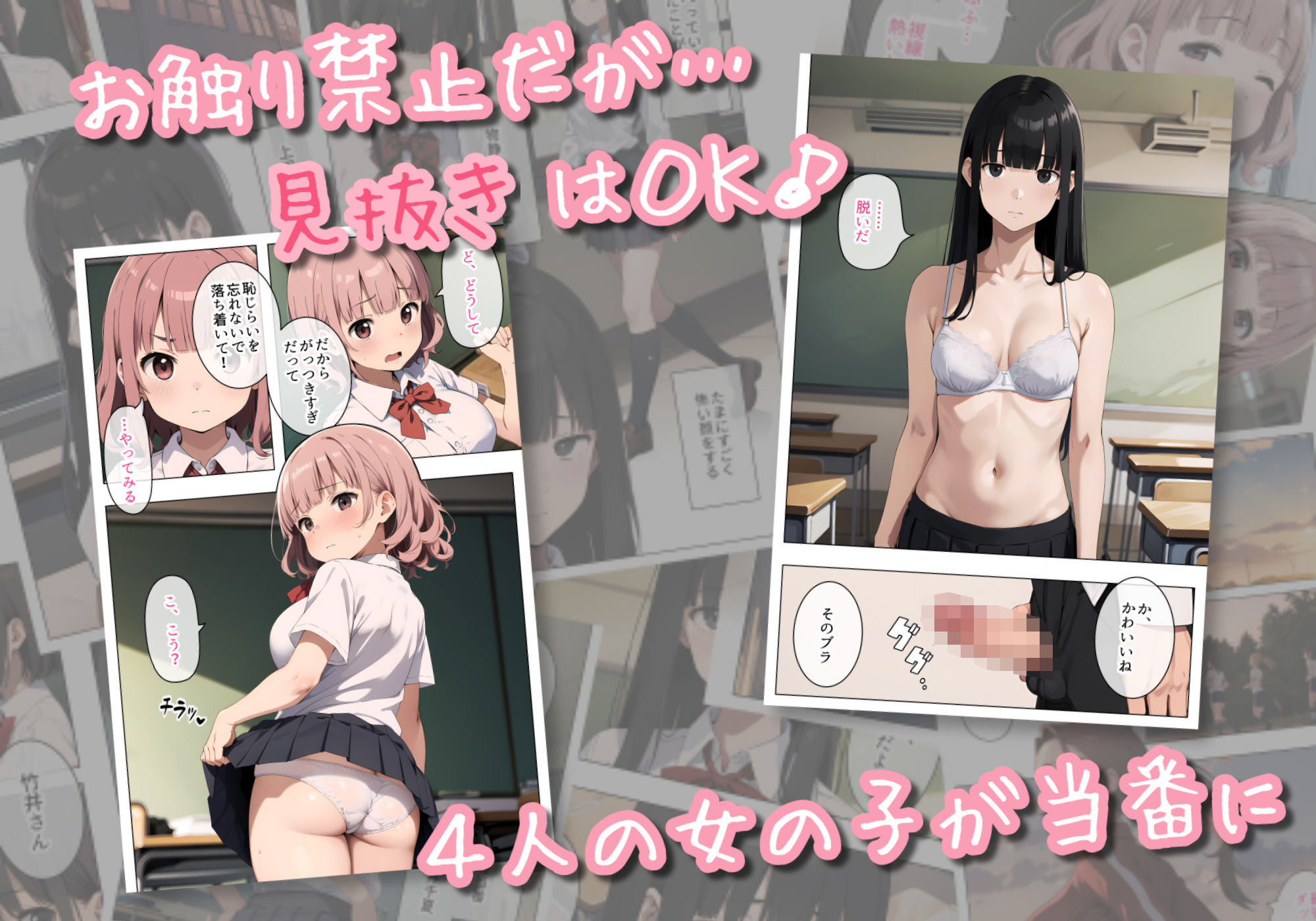 性欲処理で見抜きさせてくれる学校2 サンプル2ページ目