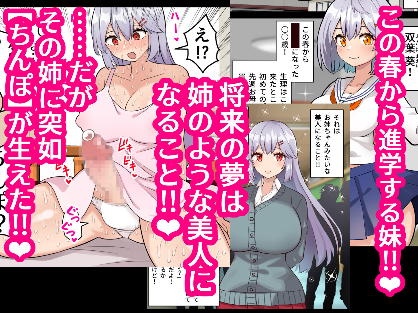 将来の夢はお姉ちゃんの『ちんぽケース』になることです サンプル1ページ目