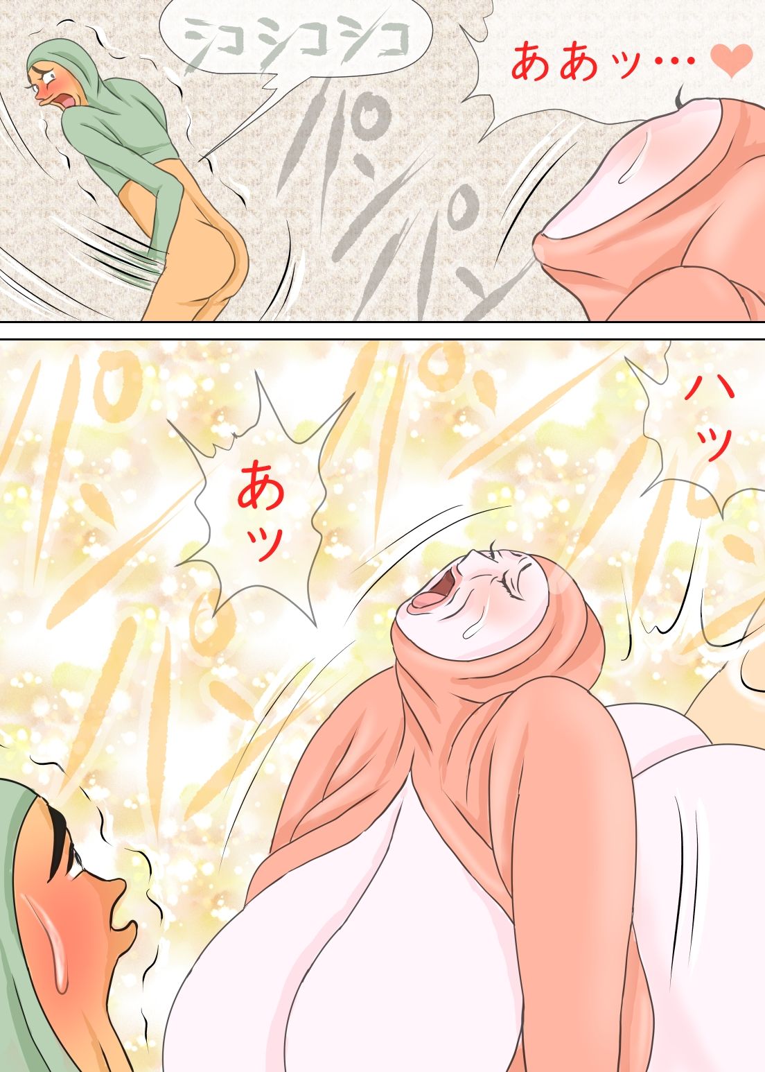 全身タイツ熟母と、その息子たち サンプル6ページ目