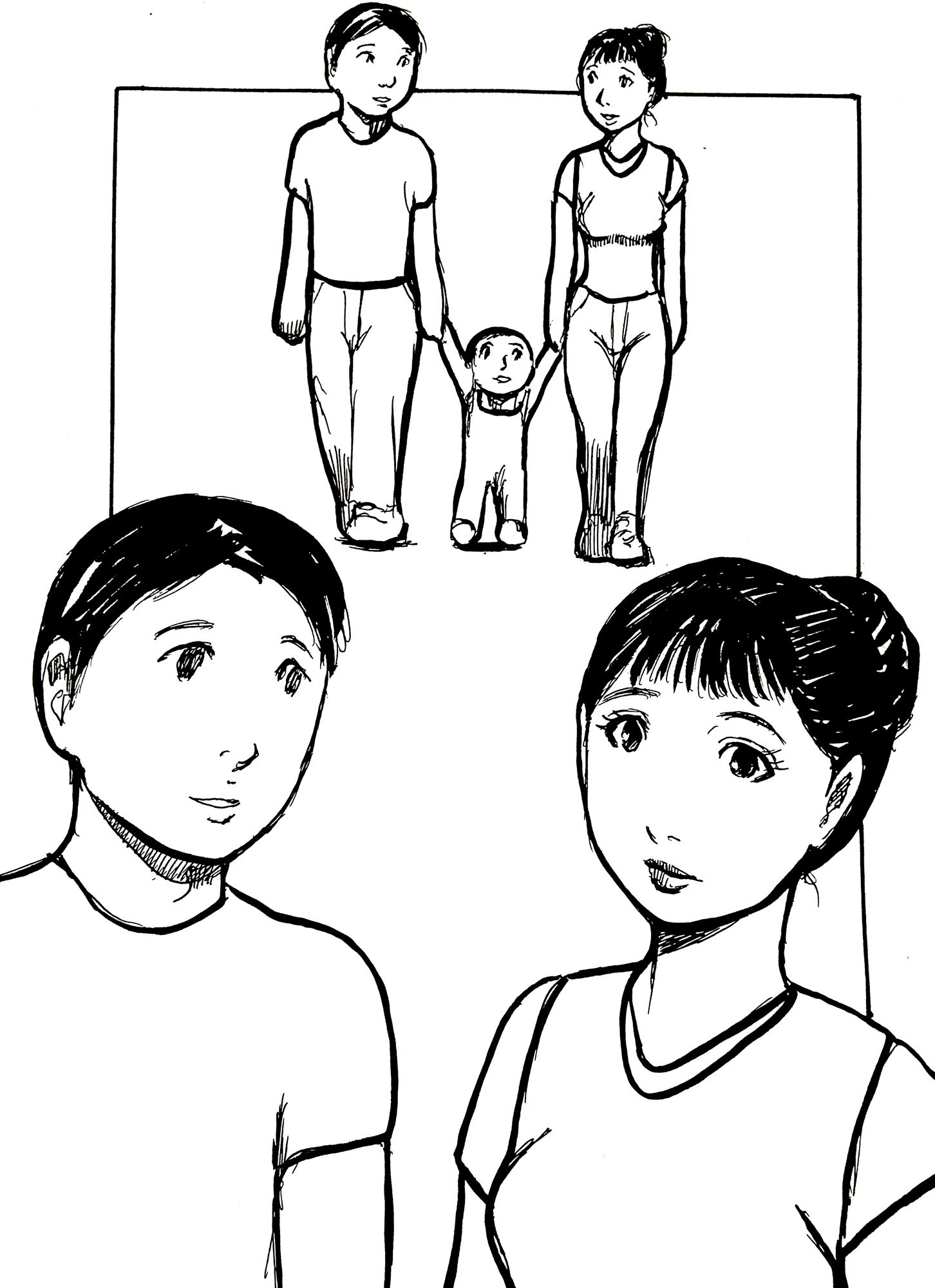 優れし子種付け許可持つエリートに種づけされた人妻二人 サンプル1ページ目