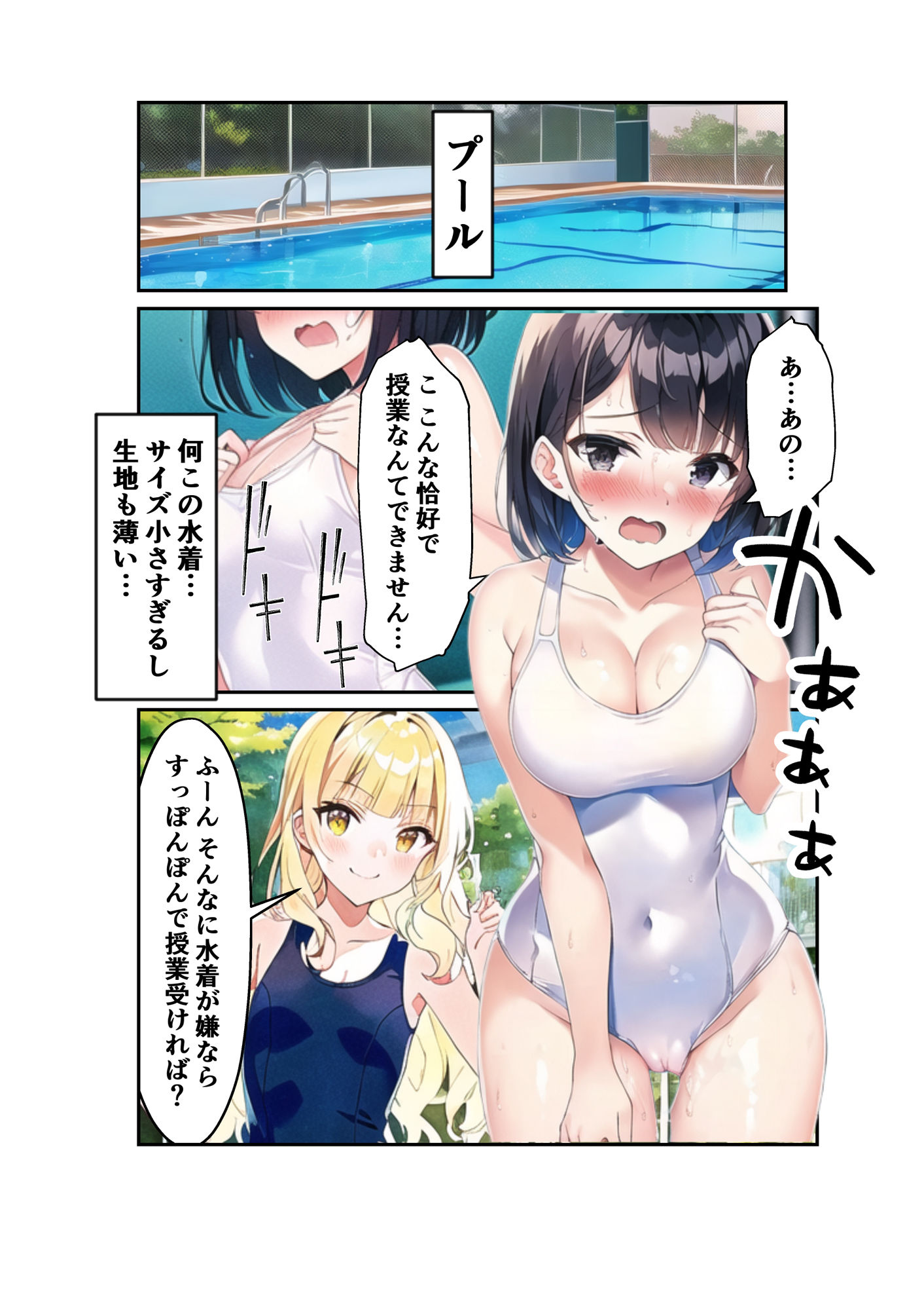 浅石来海の受難3 サンプル2ページ目