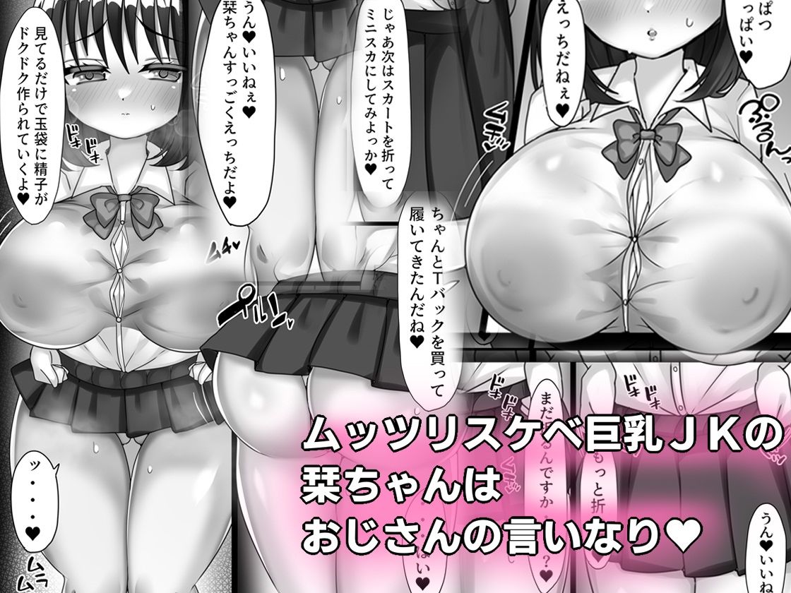 行き場のない性欲をおじさんに解消してもらうムッツリスケベ巨乳JK サンプル1ページ目