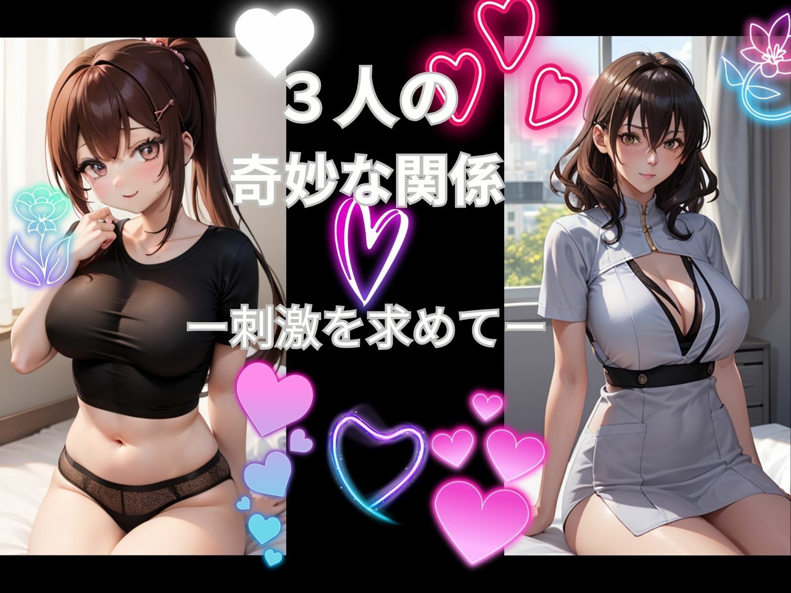 3人の奇妙な関係ー刺激を求めて…ー サンプル1ページ目