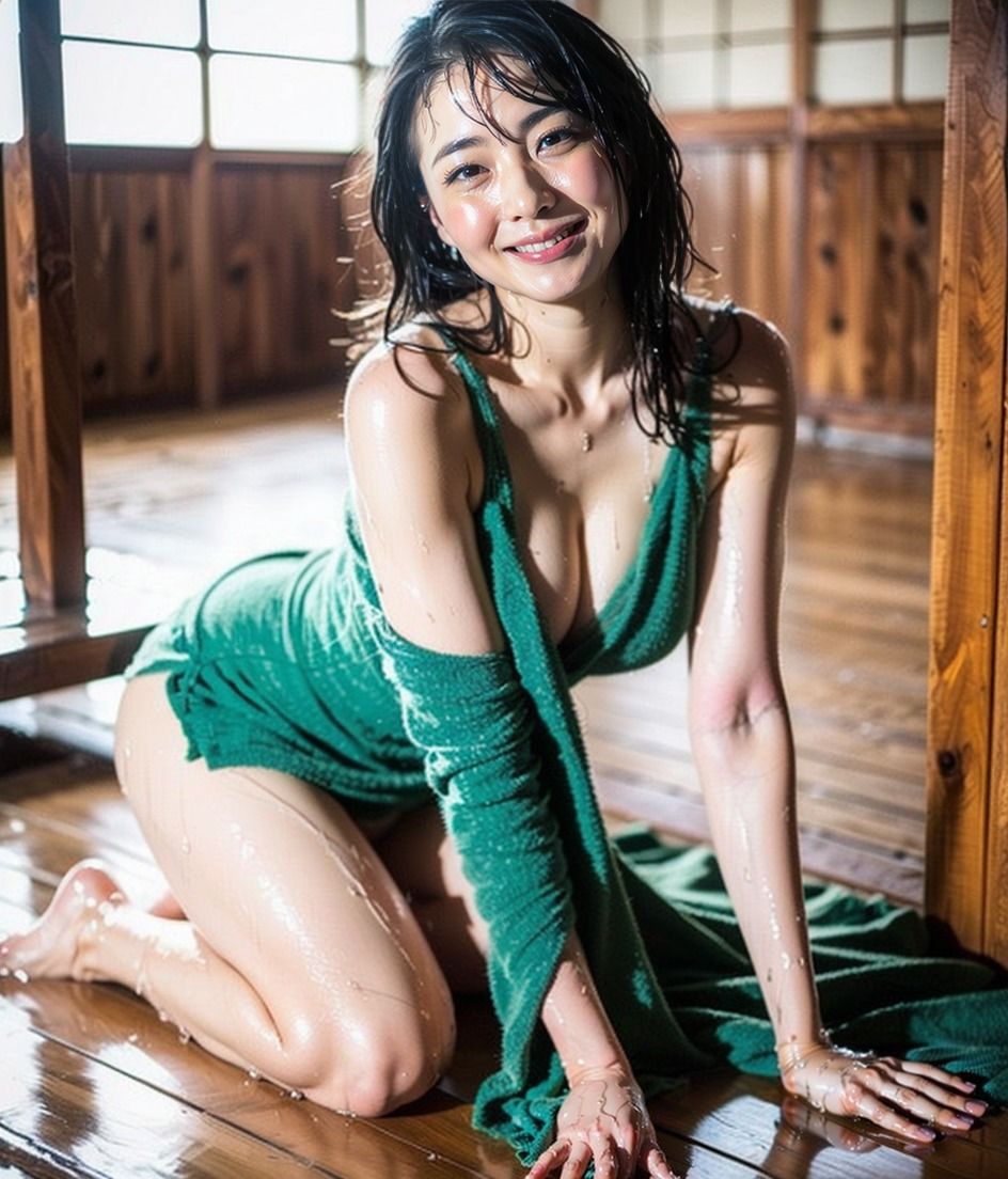 びちゃびちゃ熟女の秘部〜私のアワビが疼くの湯けむり熟女温泉 サンプル7ページ目