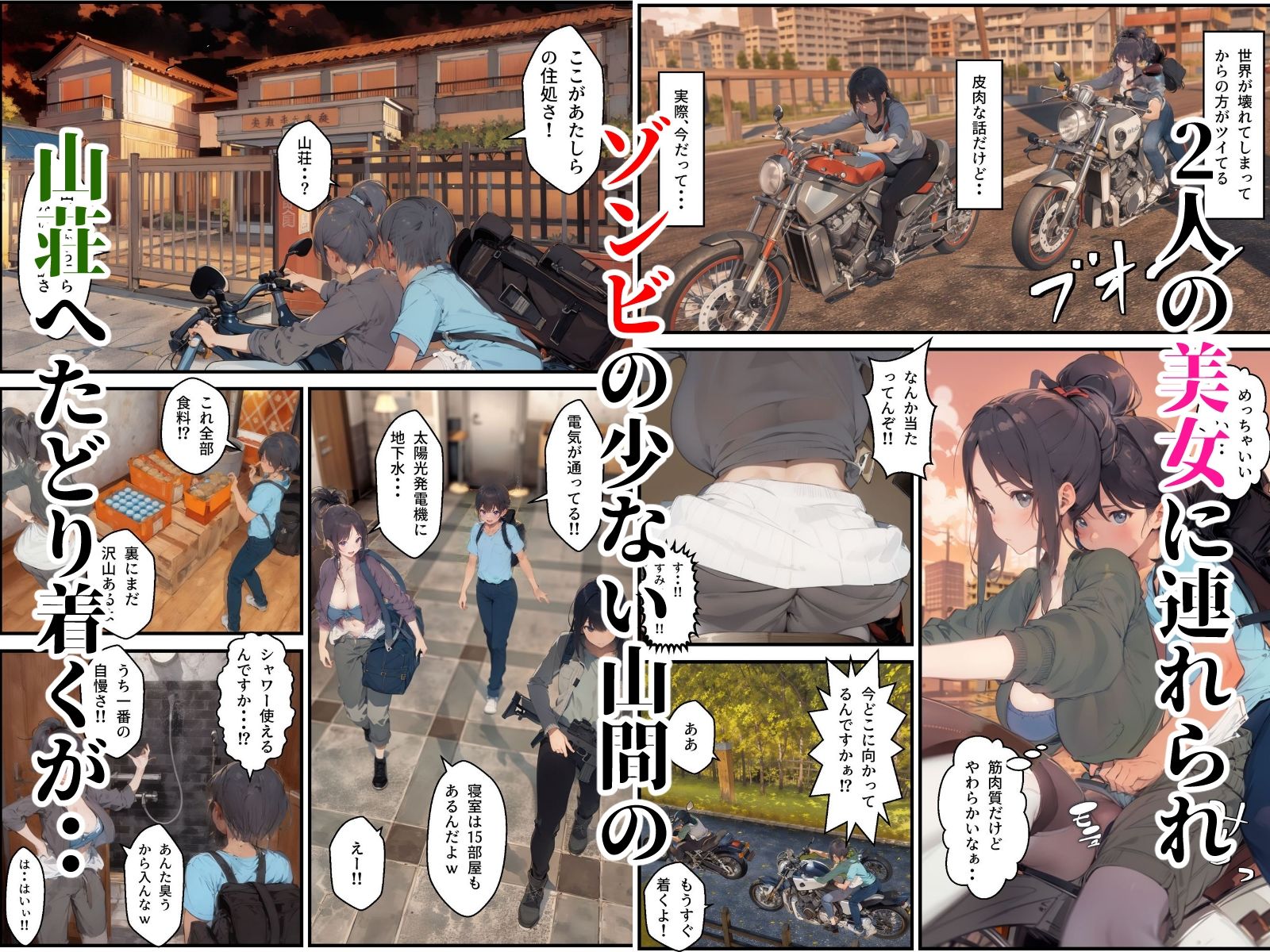 終末世界で性欲処理係に任命された話 サンプル2ページ目