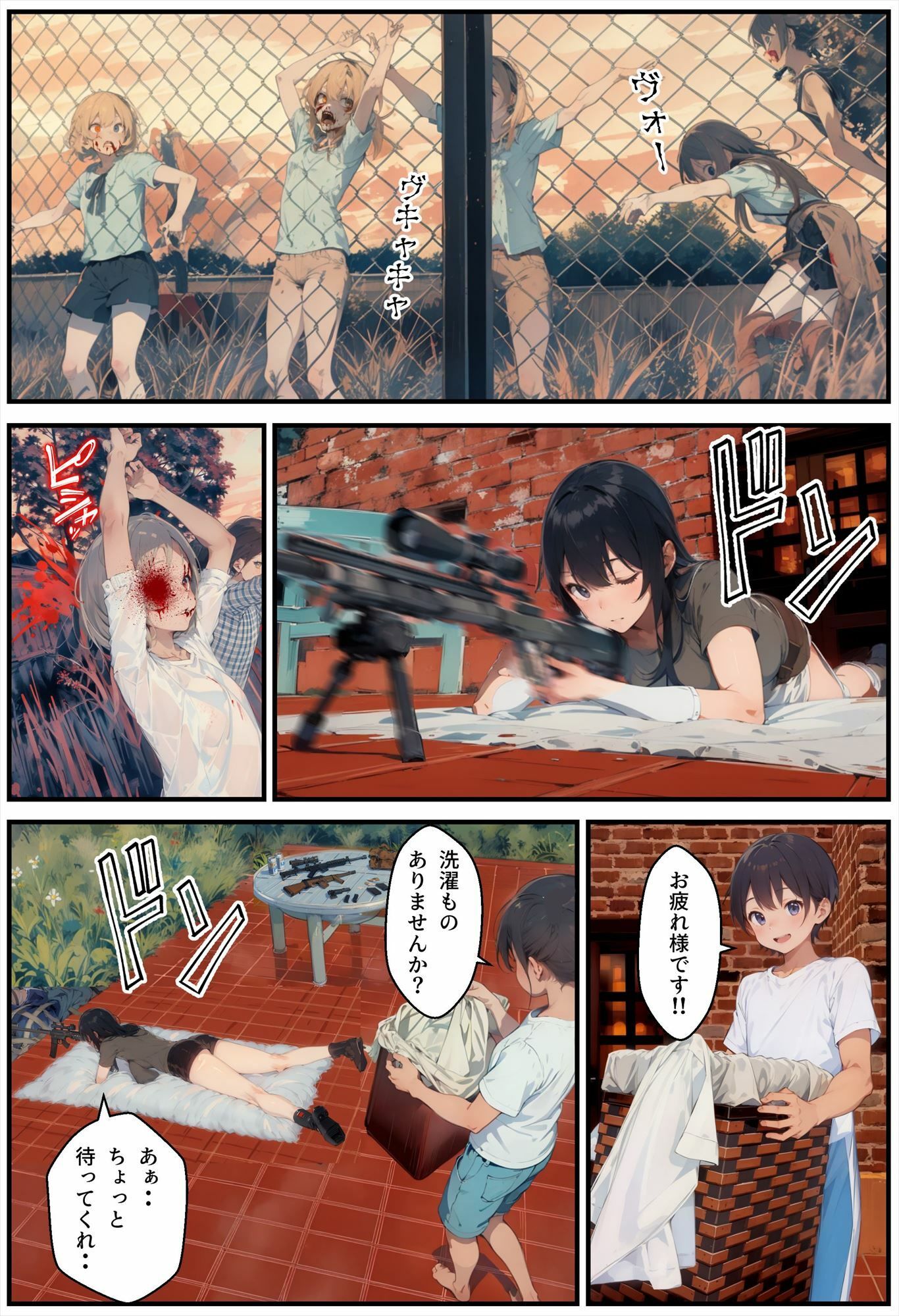終末世界で性欲処理係に任命された話 サンプル6ページ目