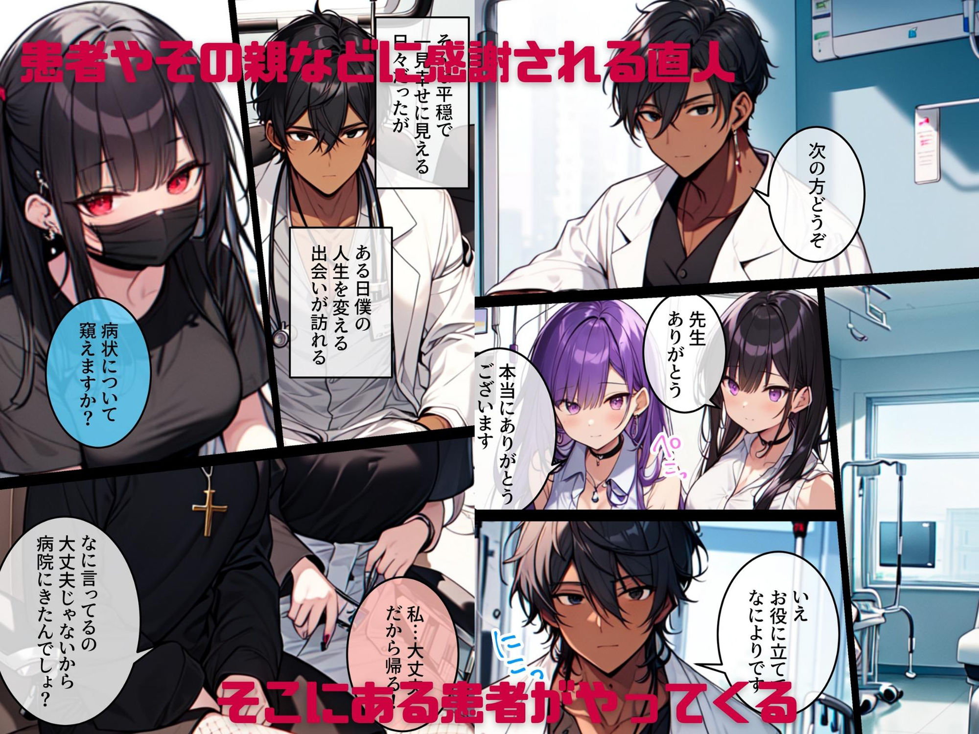 精神科医として患者を救うことが生きがいだった僕が破滅願望のメンヘラに性癖をぐちゃぐちゃに歪まされた話〜だから僕は患者を貪り尽くすことにした〜 サンプル1ページ目