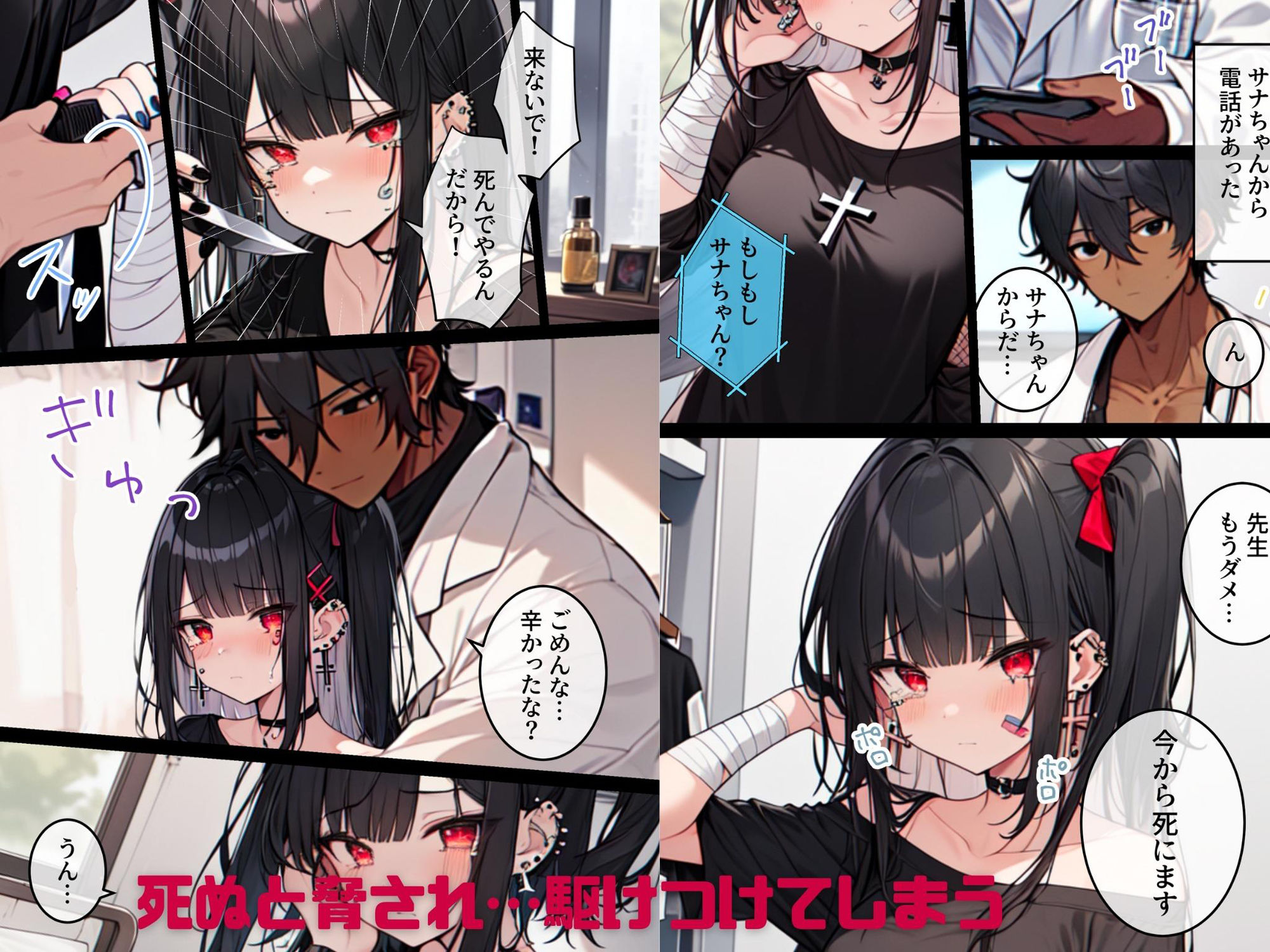 精神科医として患者を救うことが生きがいだった僕が破滅願望のメンヘラに性癖をぐちゃぐちゃに歪まされた話〜だから僕は患者を貪り尽くすことにした〜 サンプル4ページ目