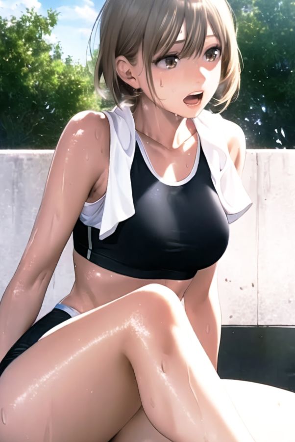 陸上少女 弓達遥花 〜三人目の女神〜 サンプル2ページ目
