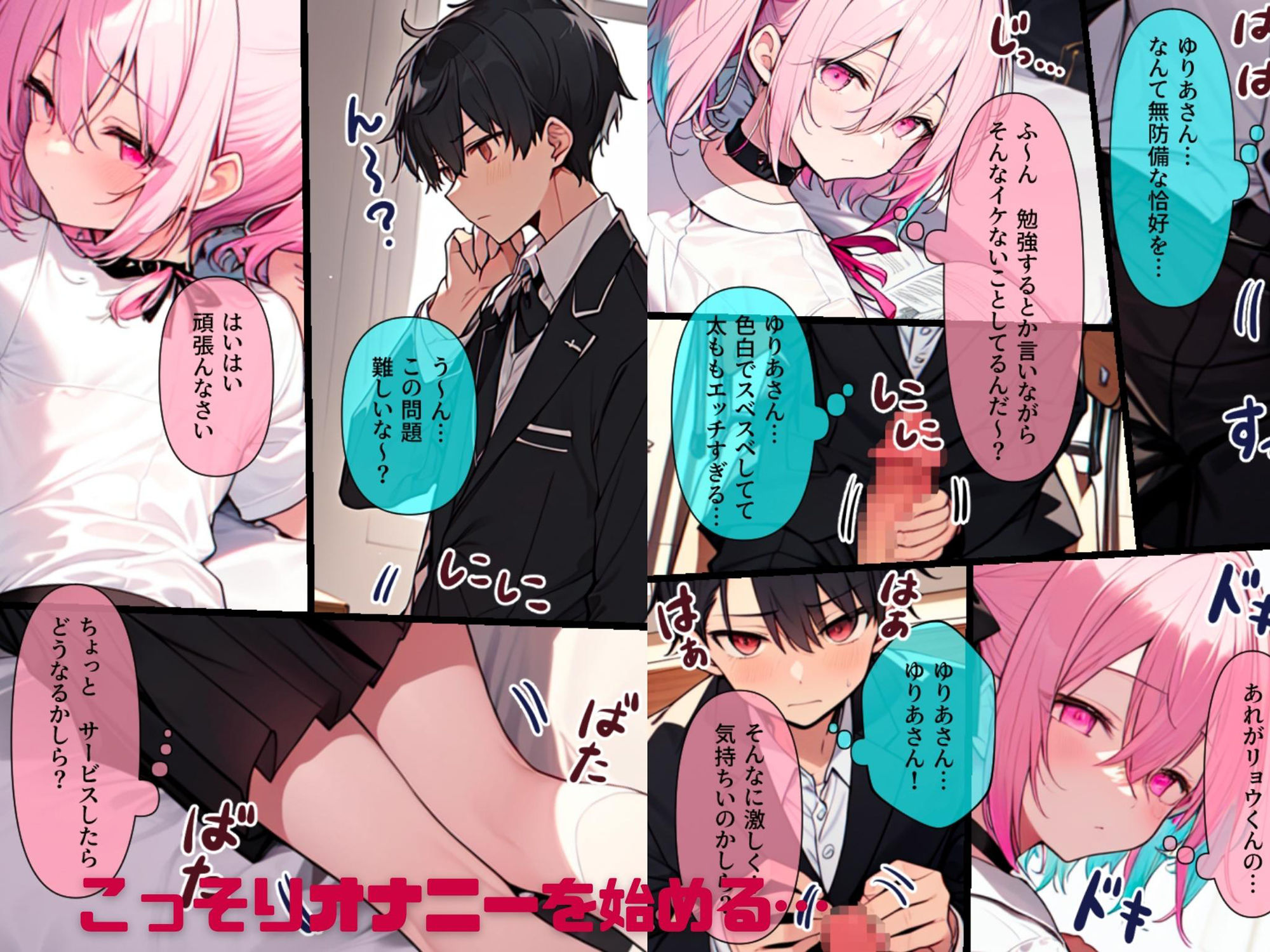 無表情むっつり同級生ギャルJK〜未熟で感じない同級生ギャルのま○こを使わせてもらっていたら実はめちゃエロくて襲ってきたので仕方なくメス堕ちさせました サンプル2ページ目