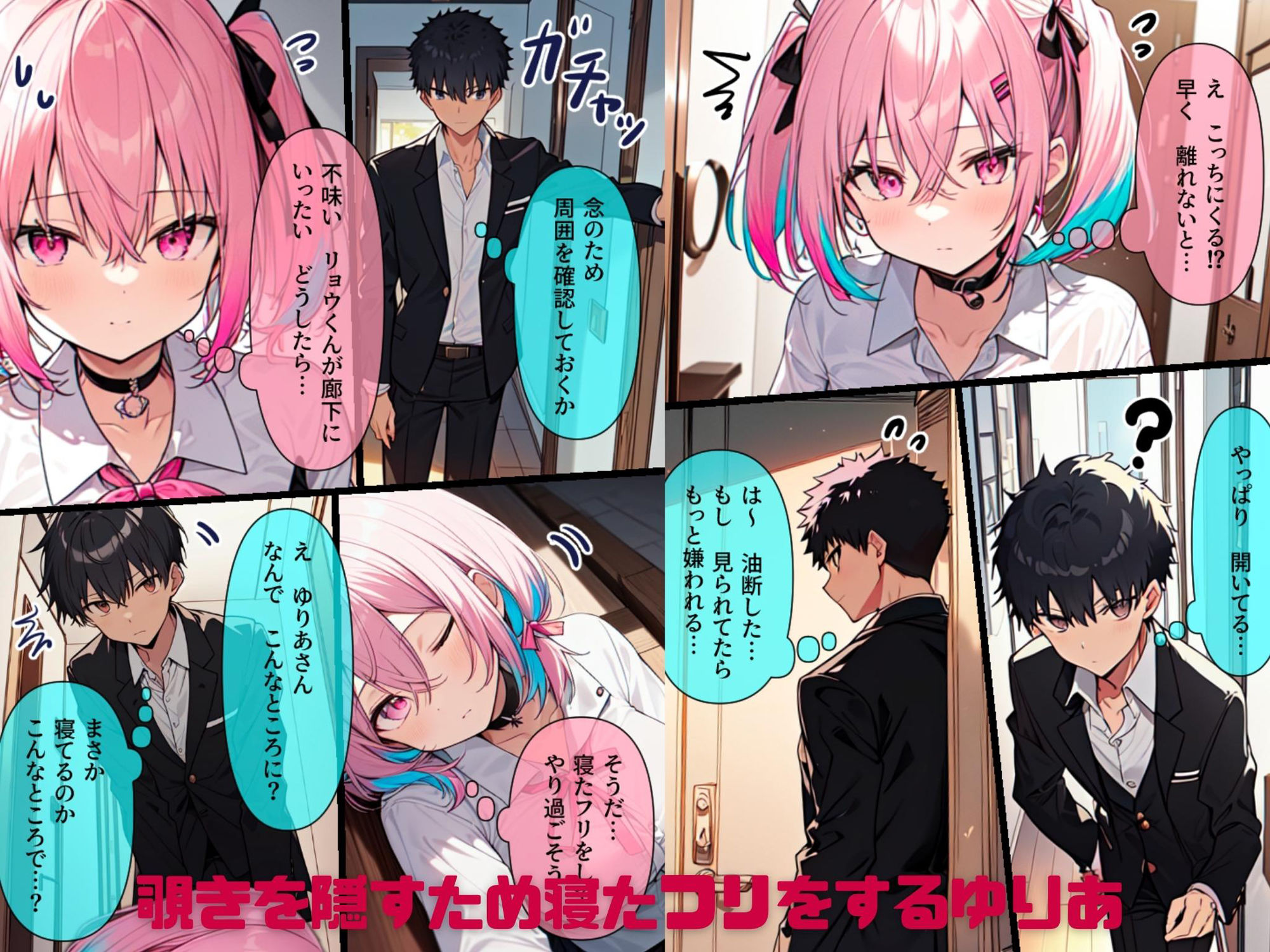 無表情むっつり同級生ギャルJK〜未熟で感じない同級生ギャルのま○こを使わせてもらっていたら実はめちゃエロくて襲ってきたので仕方なくメス堕ちさせました サンプル4ページ目