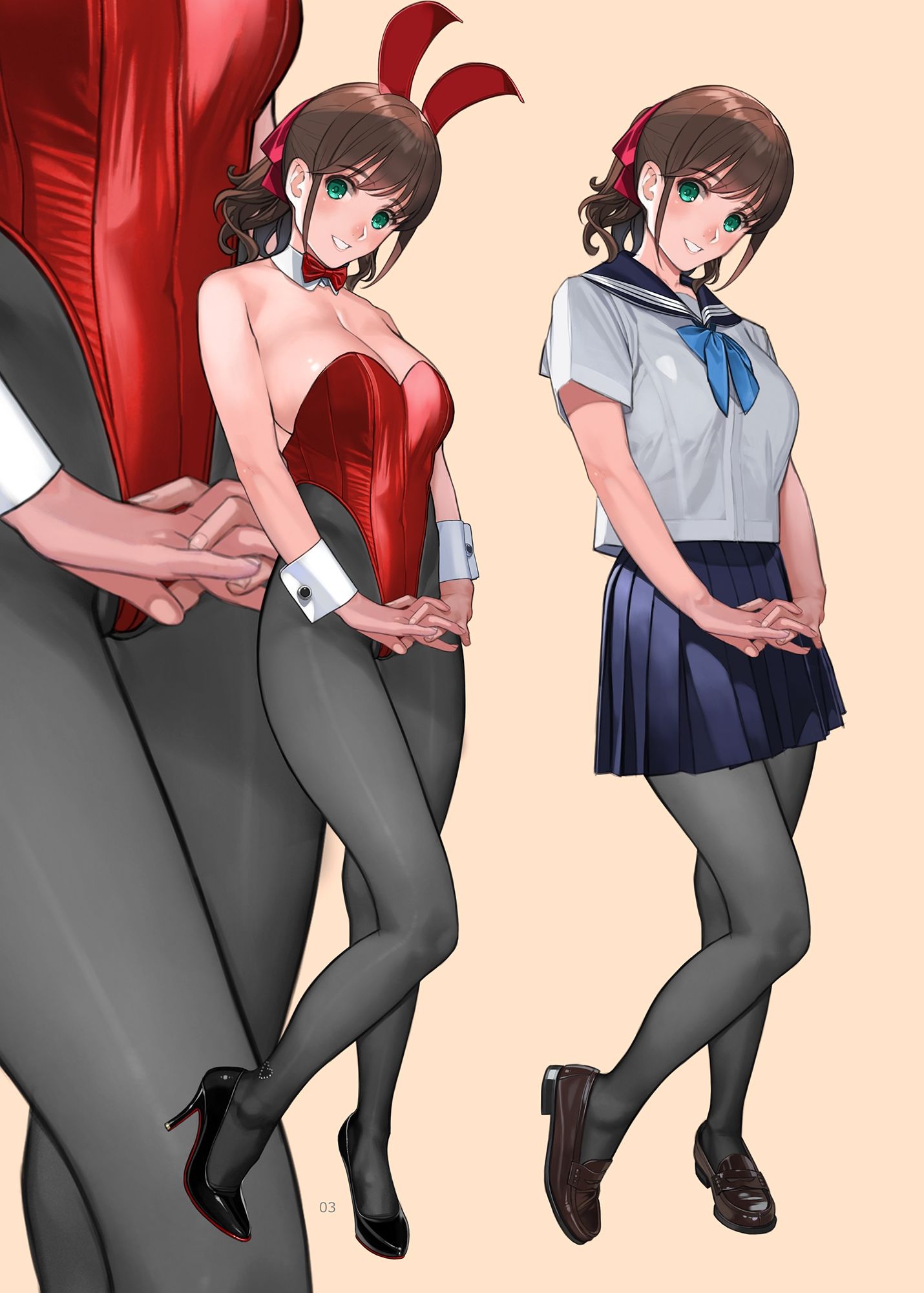 うさぎちゃんと遊ぼう サンプル2ページ目
