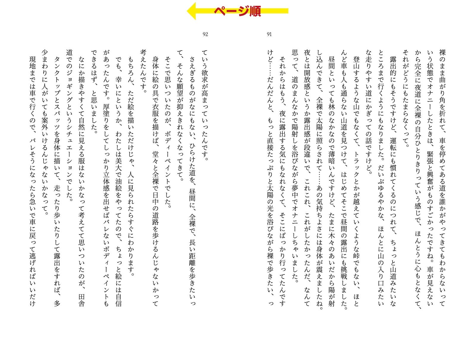 露出体験告白2 痴女たちの全裸淫戯 サンプル2ページ目