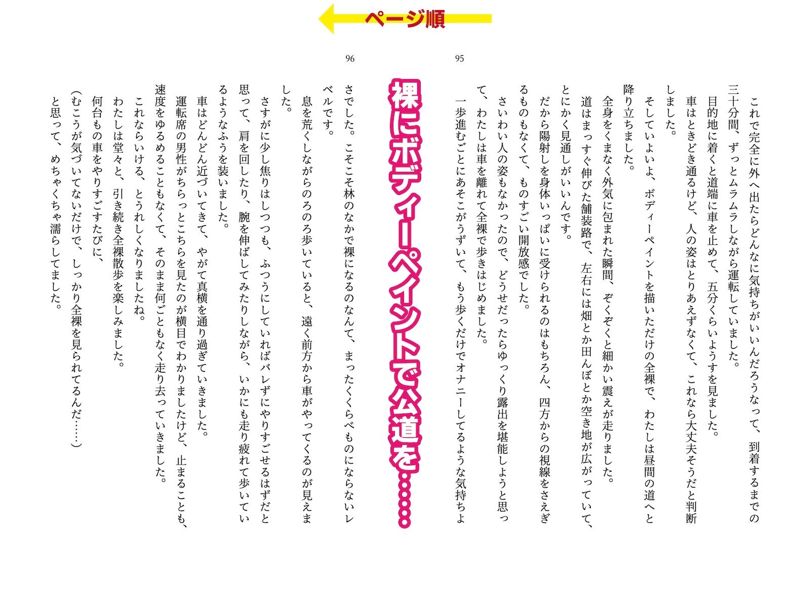 露出体験告白2 痴女たちの全裸淫戯 サンプル4ページ目