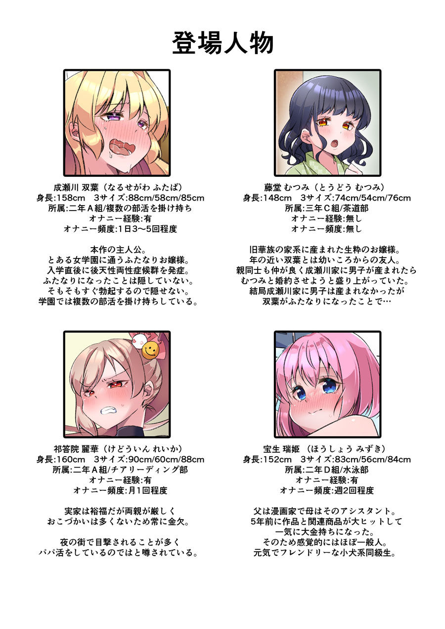 ふたなりお嬢様 -ぶっかけ部活行脚- サンプル5ページ目