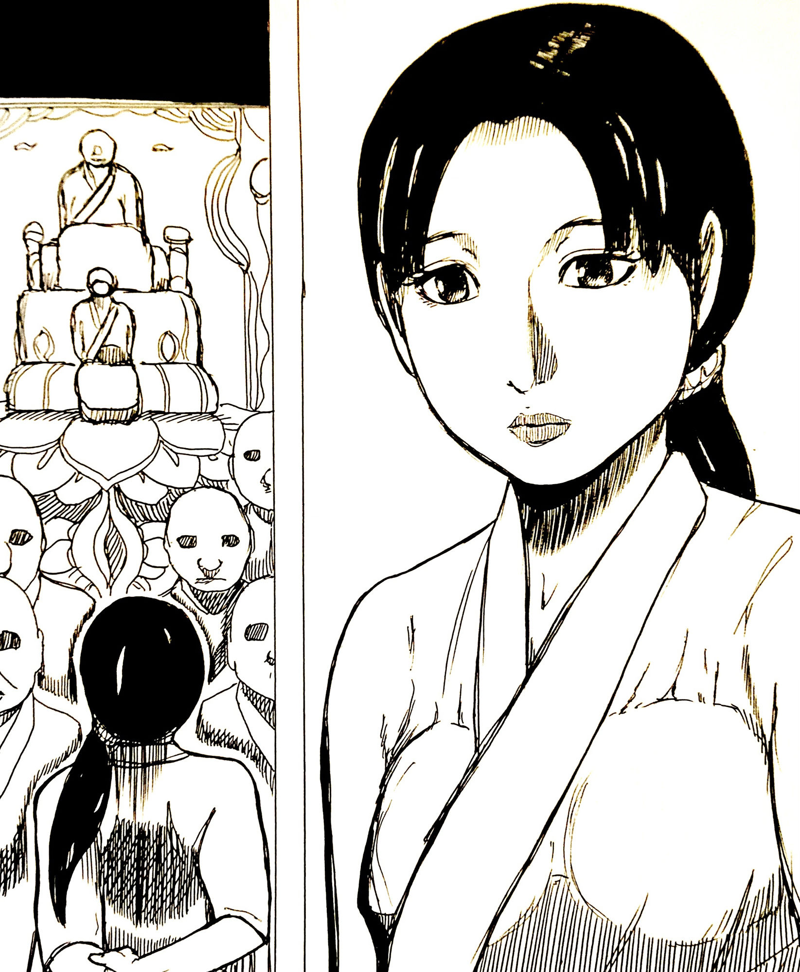 とある施設。ひと月ぶりの妻との再会。 サンプル8ページ目