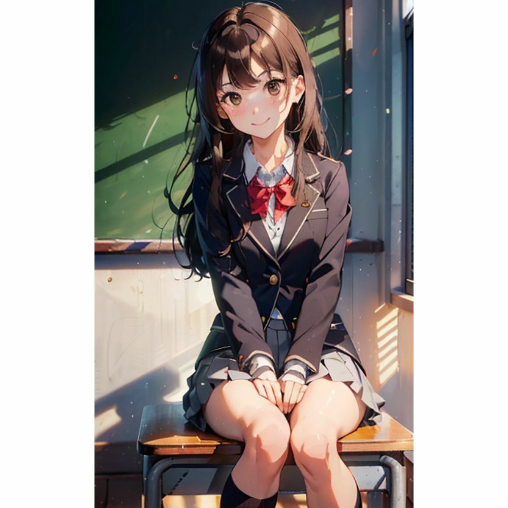 放課後の教室で美女と二人きり サンプル7ページ目