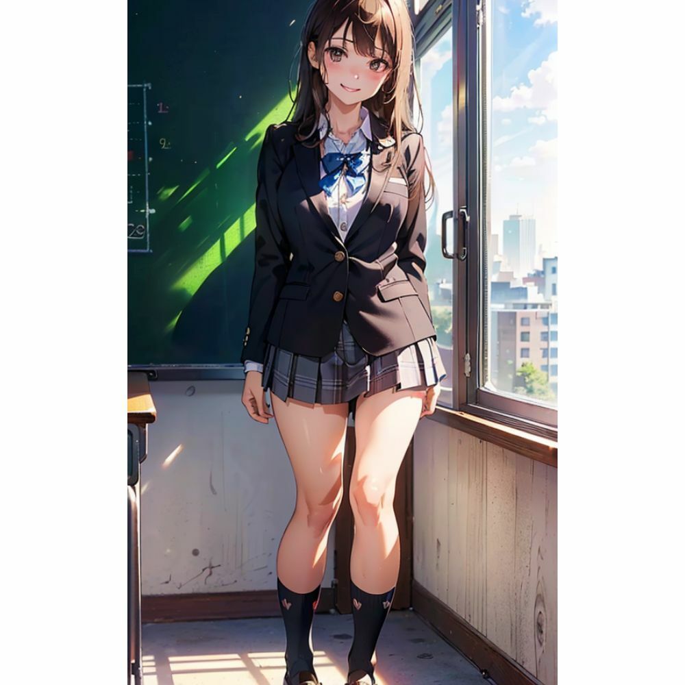放課後の教室で美女と二人きり サンプル8ページ目